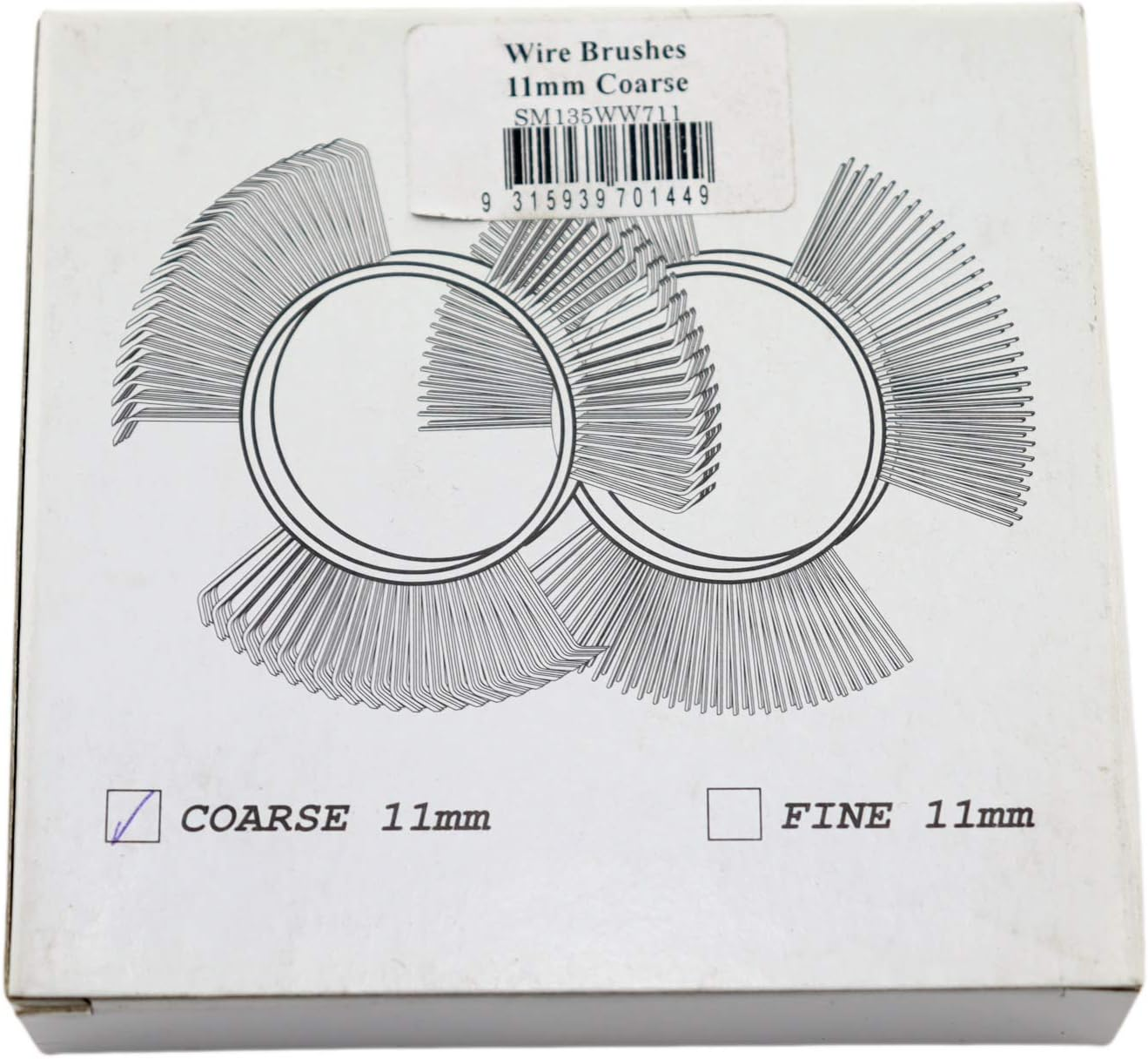 Kc-Suntech Wire Brushes Kc-Suntech Coarse Wire Brushes, 11 Mm Size