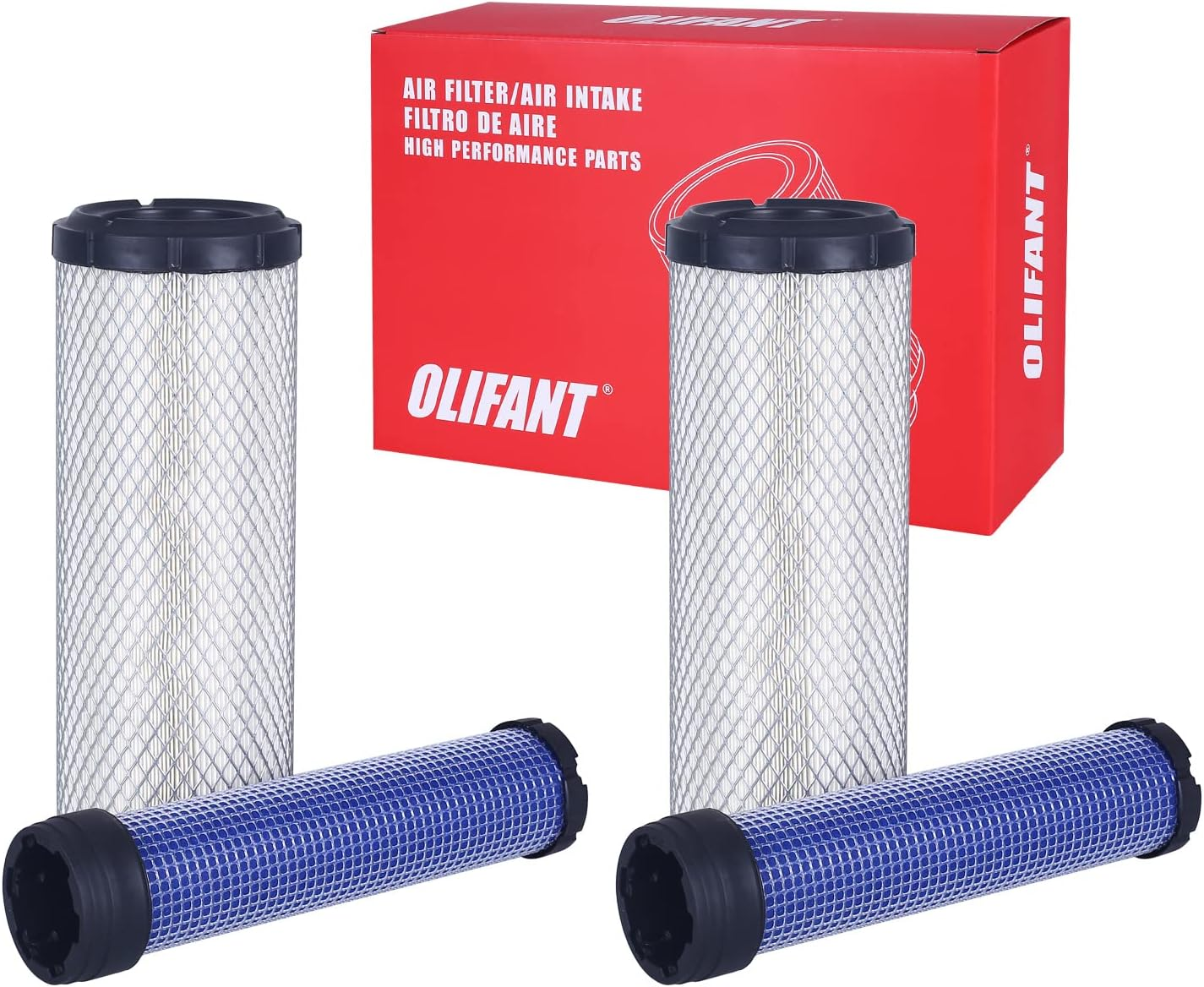 2X Air Filter Kits for John Deere M131802 M131803 Inner Outer Air Filter for 1025R(NOT ALL MODELS)2025R 2032R 3005 4005 4200 4210 4300 Olifant image number 1