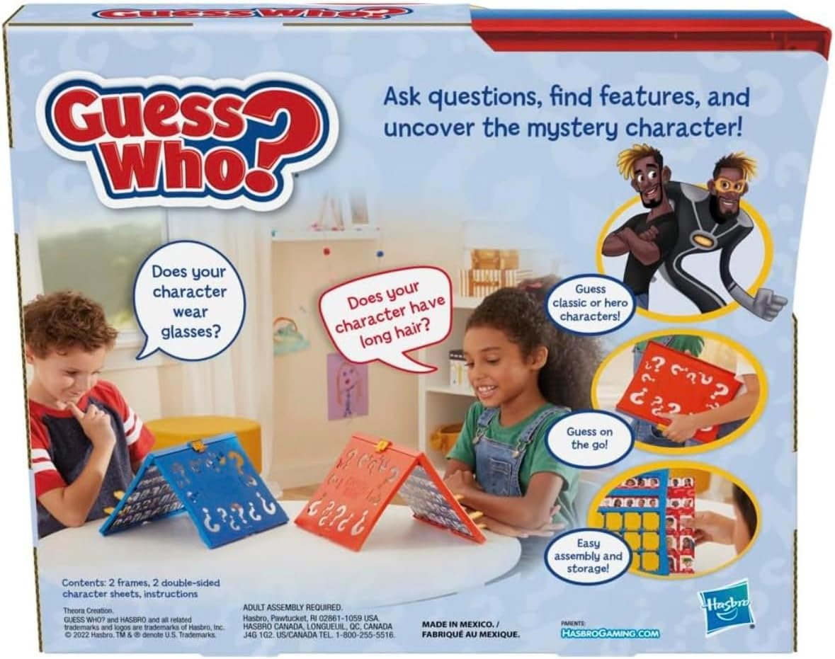 Hasbro Gaming Guess Who the Original Guessing Game image number 3