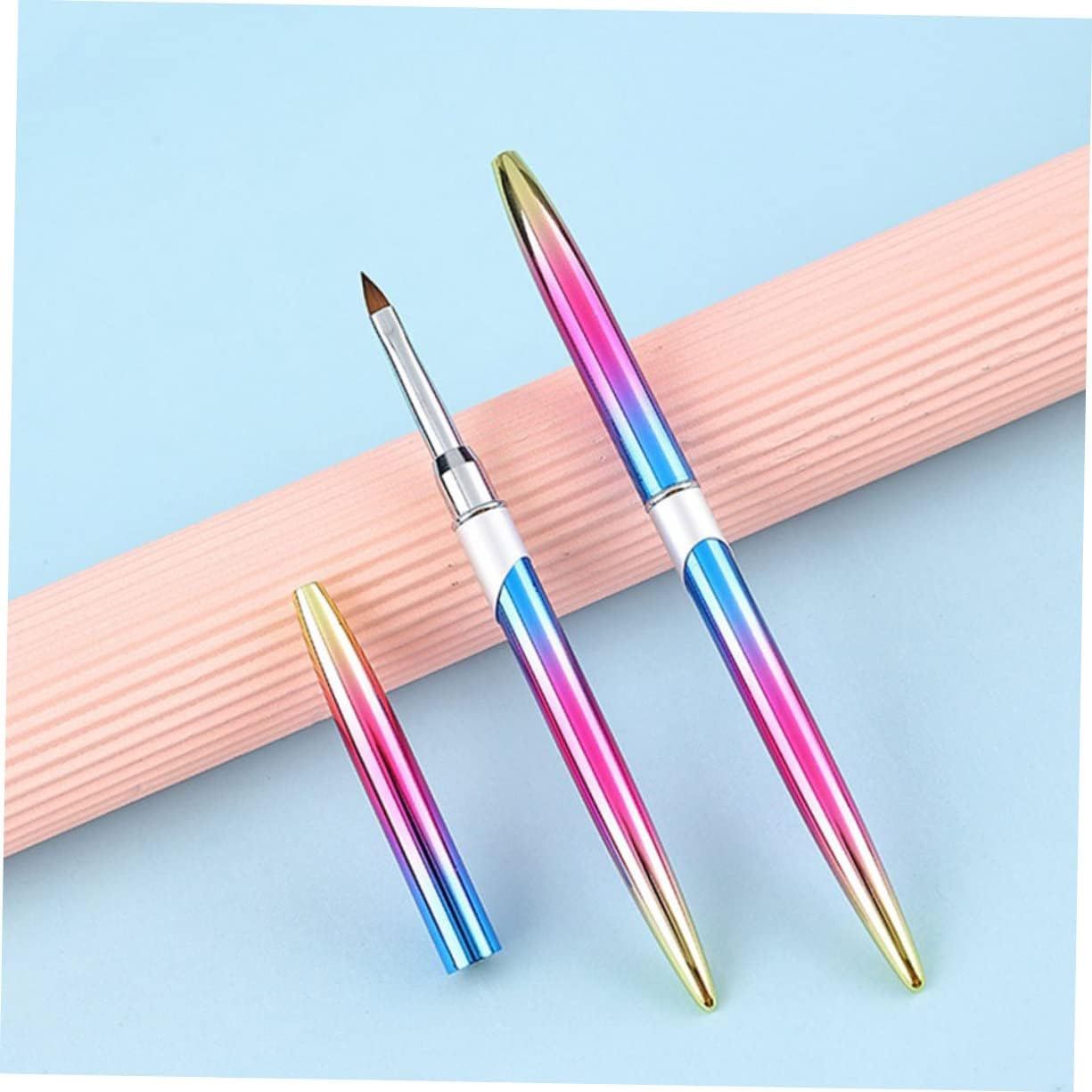 OHPHCALL Flexible Nail Art Brush Pen Smooth Hair Brush for Manicure Nail Art Accessory image number 6