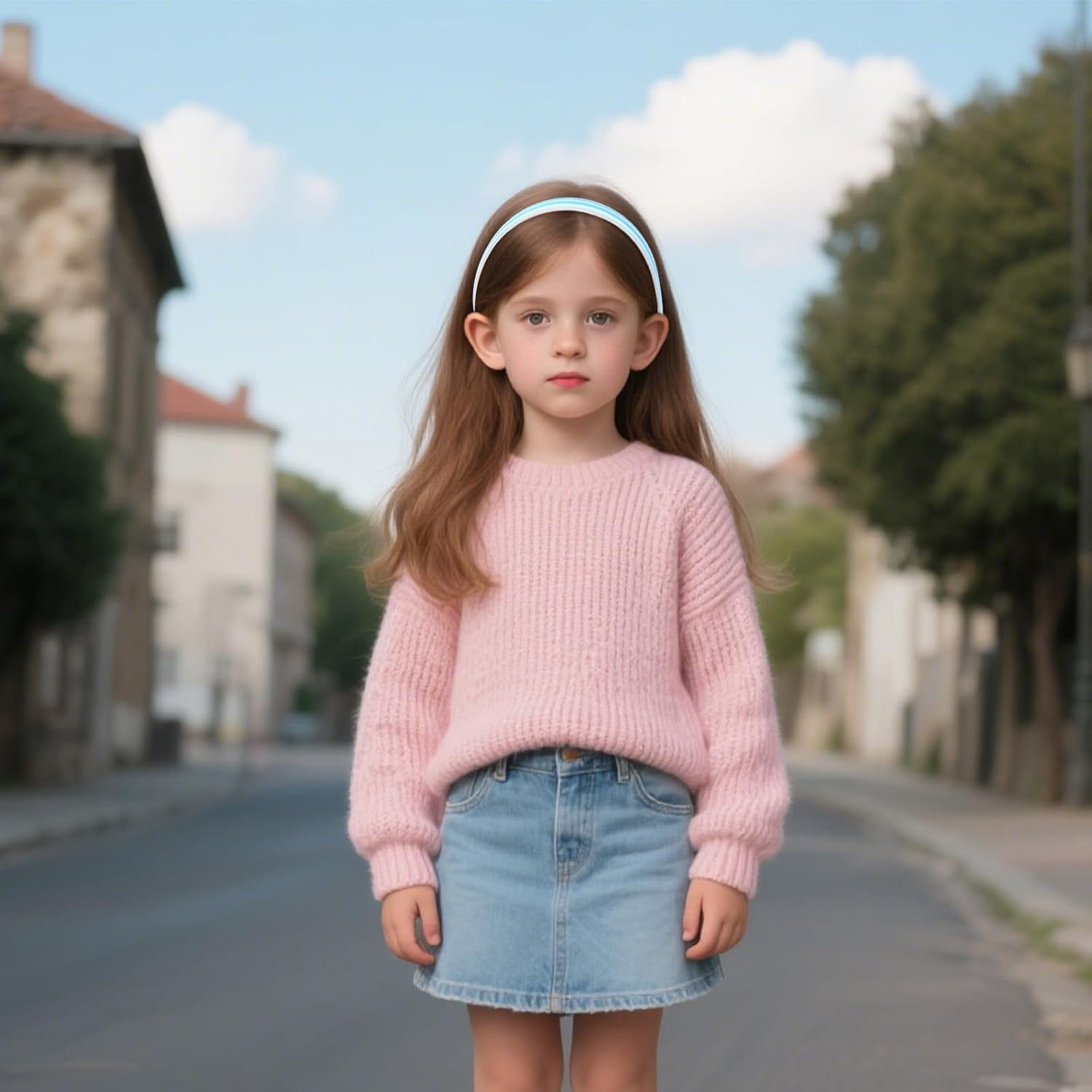 Exipsat Children'S Hair Bands, Set of 6 Colourful Headbands, Girls Made of Plastic, Light Colourful Hair Accessories for Everyday and Celebrations image number 6