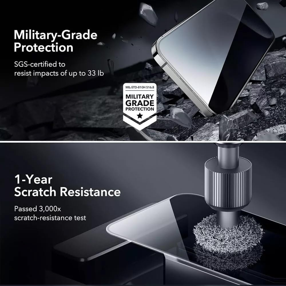 STEXX 2Pack Anti-Spy Privacy Screen Protector for Iphone 13/13PRO/14 with Easy Installation Tool, Case Friendly image number 6