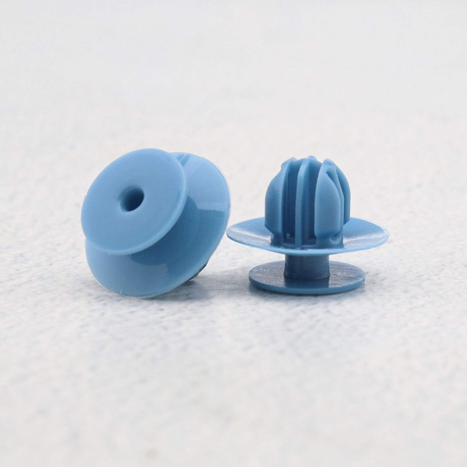 Emsea Car Wheel Arch Trim Moulding Clips MU000977 MU000588 Auto Door Panel Fastener Retainer Blue Plastic Pack of 20 image number 4