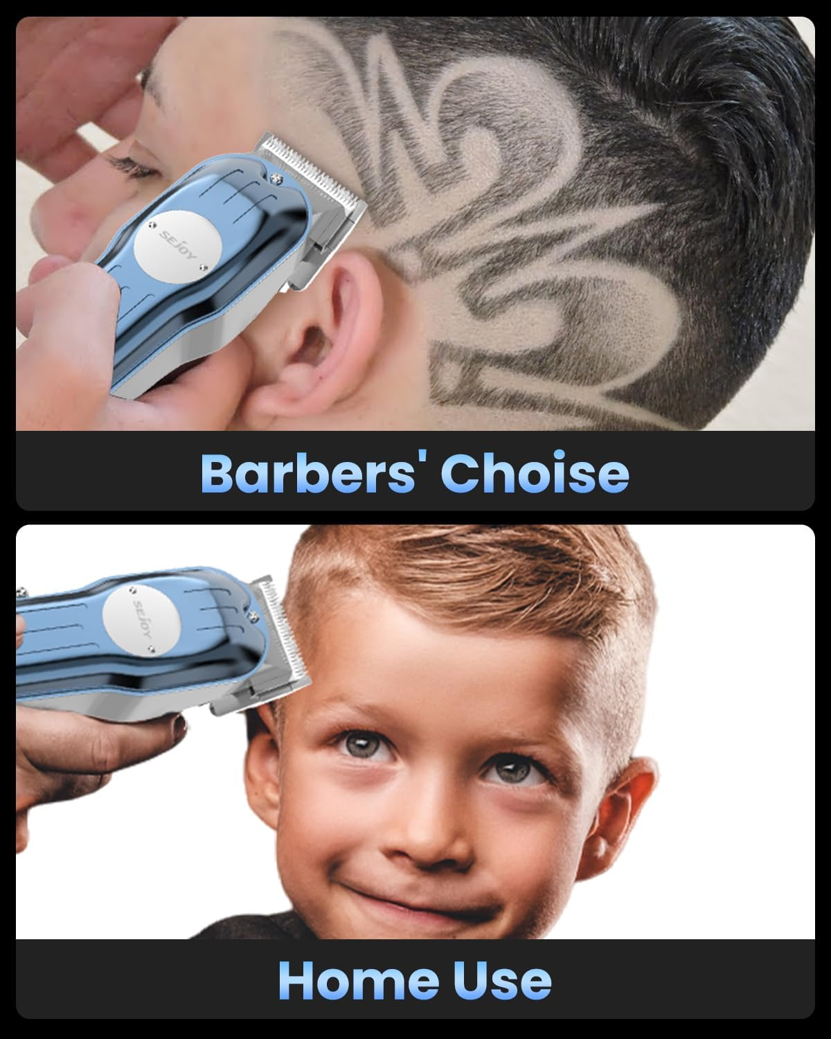 Professional Hair Clippers for Men Cordless Clippers and Trimmers Grooming Set Hair Clipper Hair Trimmer Barber Clippers Haircut Machine for Family image number 3