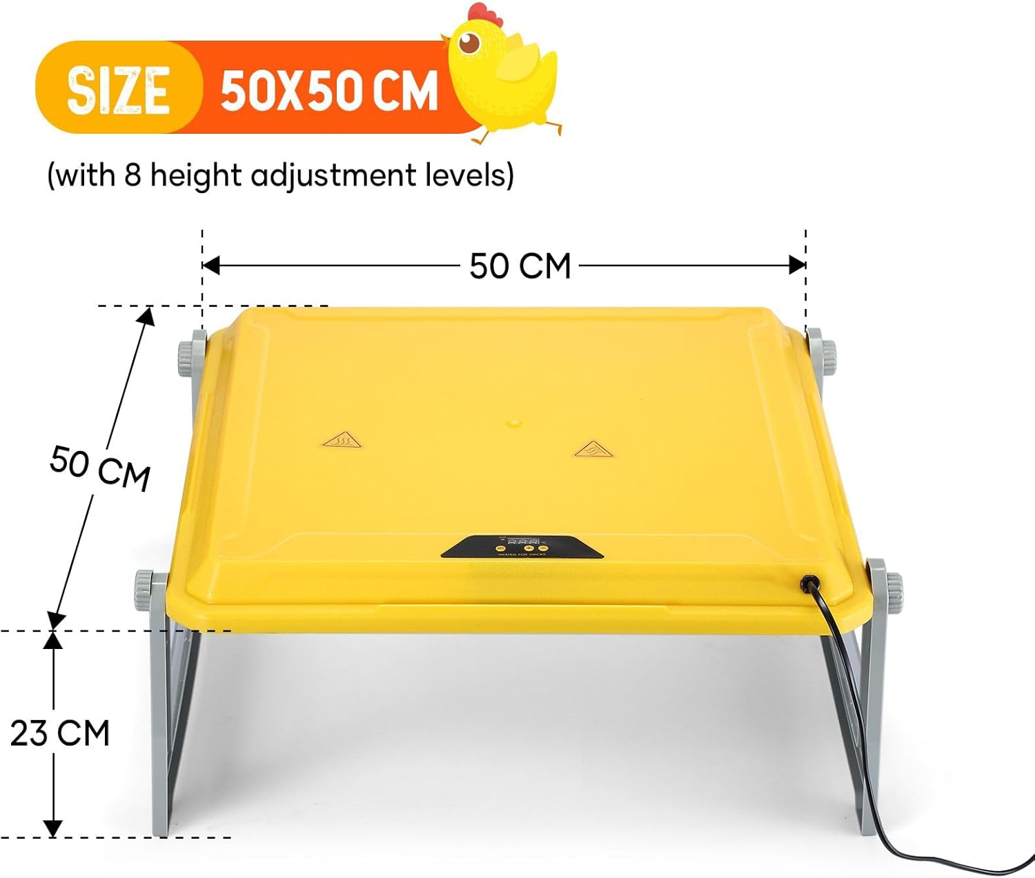 Pet Scene Brooder Heater for Chicks Heating Plate Chook Heater Coop Adjustable Poultry Duck Quail Brooding Warmer for 40&ndash;50 Chicks image number 5