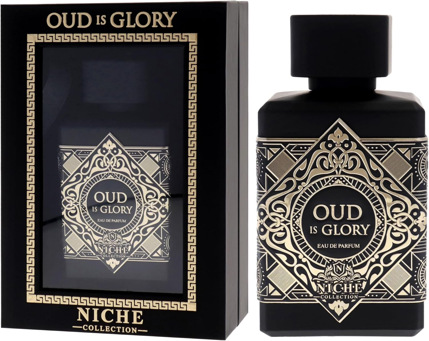 Niche Collection - Oud Is Glory by Khalis for Men - 3.4 Oz EDP Spray image number 6