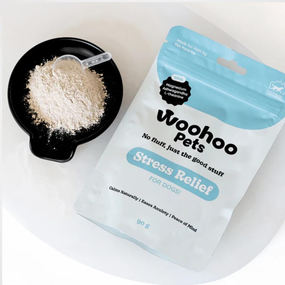 Woohoopets Stress Relief for Dogs | Natural Calming Supplement, 90G