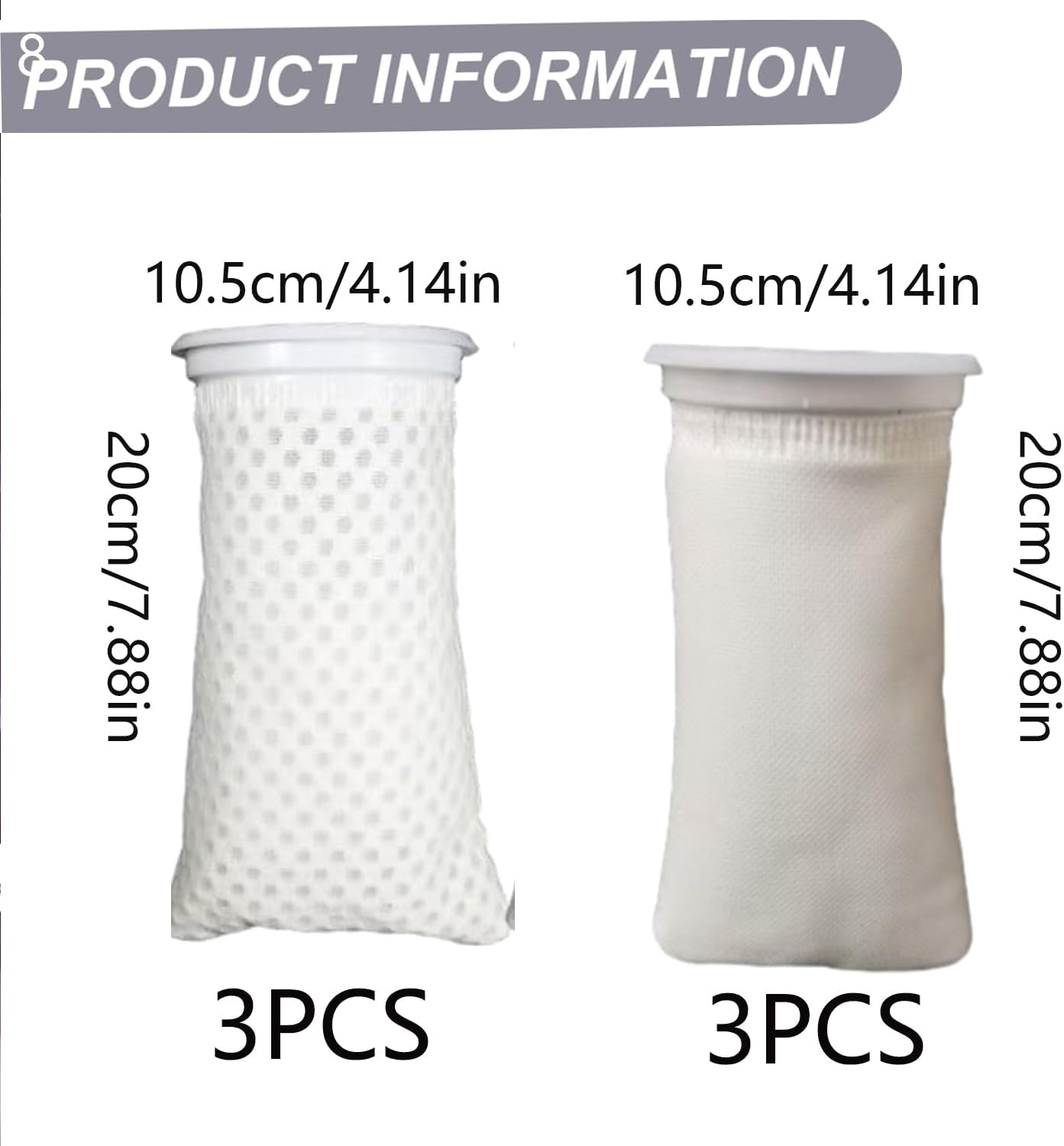 Aquarium Filter Sponge Mat, 2PCS Fish Tank Filter Sponge Pre-Filter Foam Roll Biochemical Reusable Filter Cotton Pad Cut to Fit Most Fish Tank Water Cleaning Supplies (C) image number 5