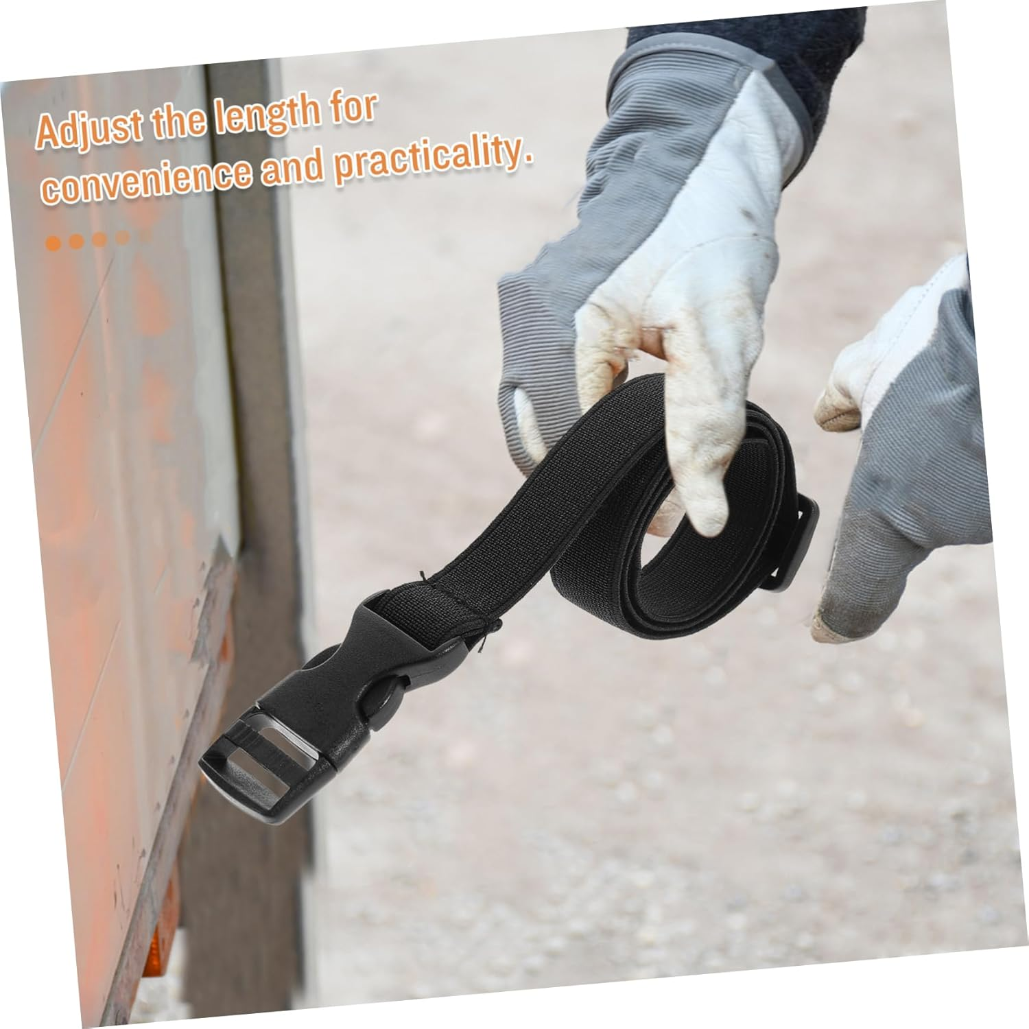 YOSADIER 4Pcs Adjustable Buckle Straps with Snap Clasp for Luggage and Backpacks Elastic with Quick Release Buckles Suitcase Belt for Outdoor and Duffle Bag Use image number 6