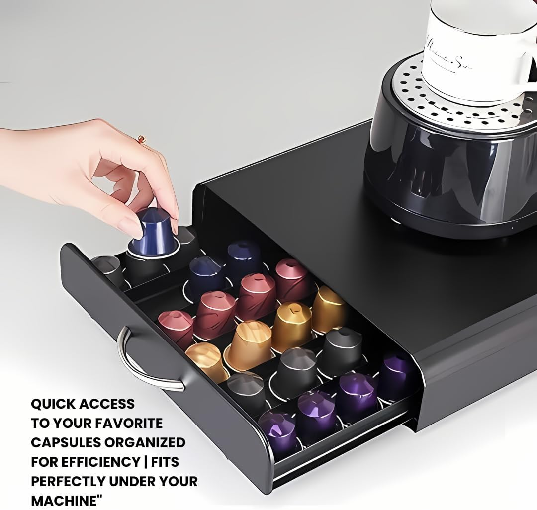 Generic Womenwonders 50-Cup Coffee Pod Holder & Storage Drawer | Nespresso Pod Holder | Kitchen Storage & Organization, Home Storage Essentials image number 5