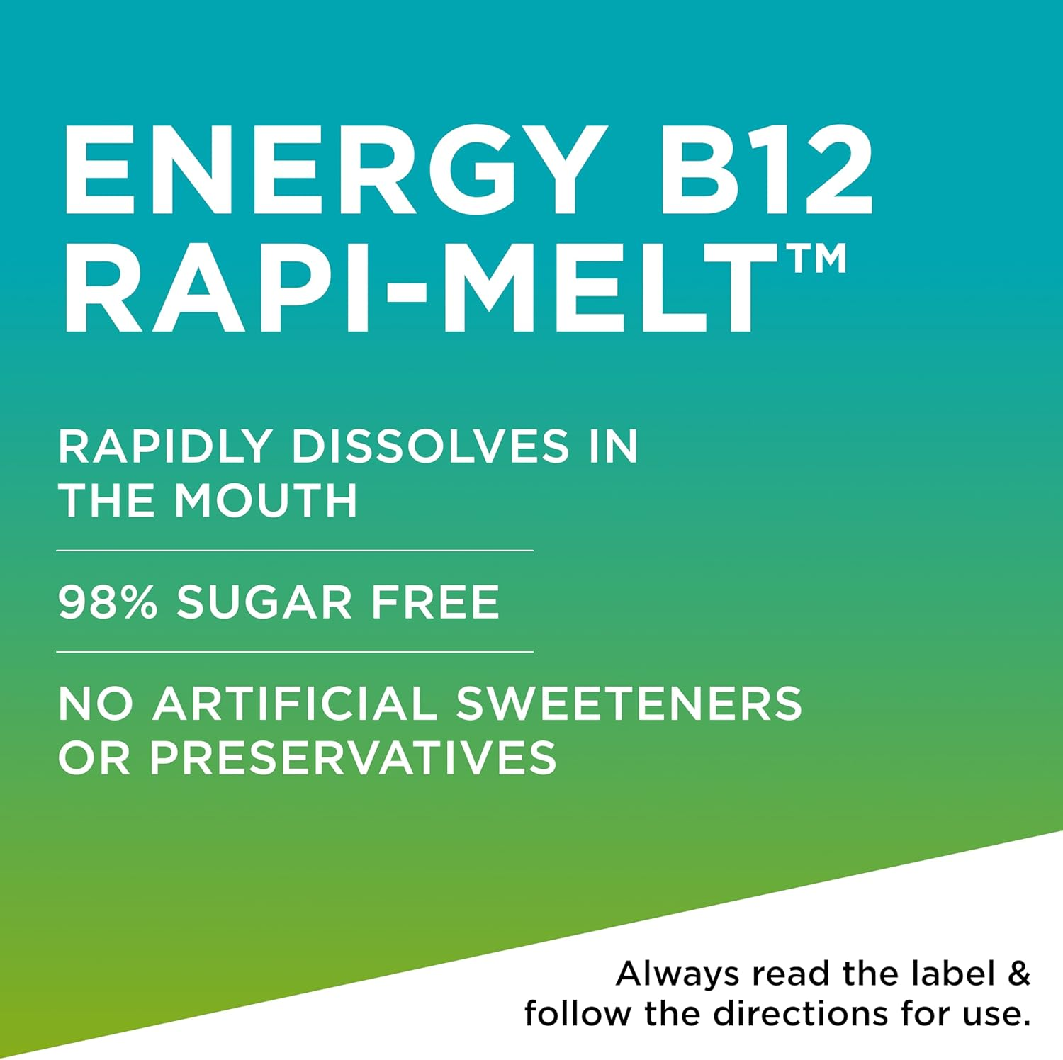 Blackmores Energy B12 Rapi-Melt | Supports Energy Levels and Nervous System Function | Cherry Flavour | 60 Melts image number 1