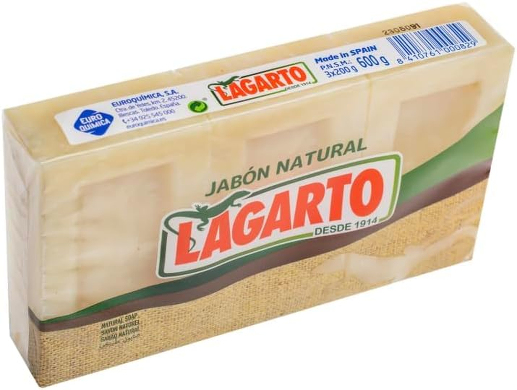 Lizard Soap Plla Natural Lizard 3 X 200 G, 20 Pack, 100 Ml image number 1