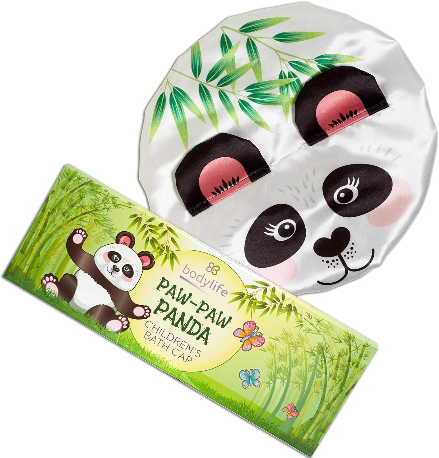 Bodylife Shower Cap Bath Cap Kids Paw Paw Panda Double Layered 26Cm image number 2