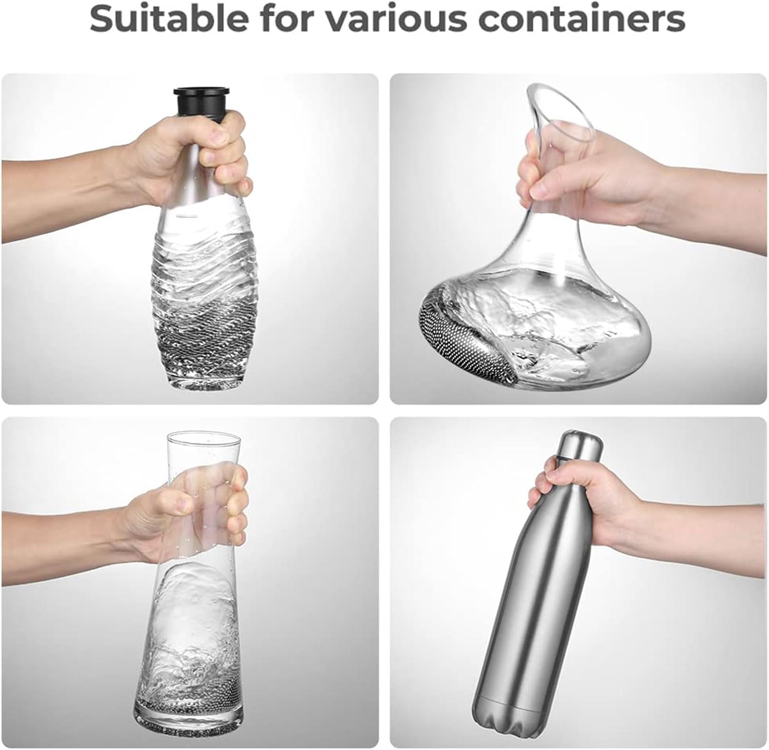 Lyvixora 1000 PCS Decanter Cleaning Beads - 304 Stainless Steel Cleaning Balls for Wine Decanter, Glass Bottle, Carafe and Vase | Reusable, Rust-Proof Metal Beads for Fast Cleaning & Shining image number 5