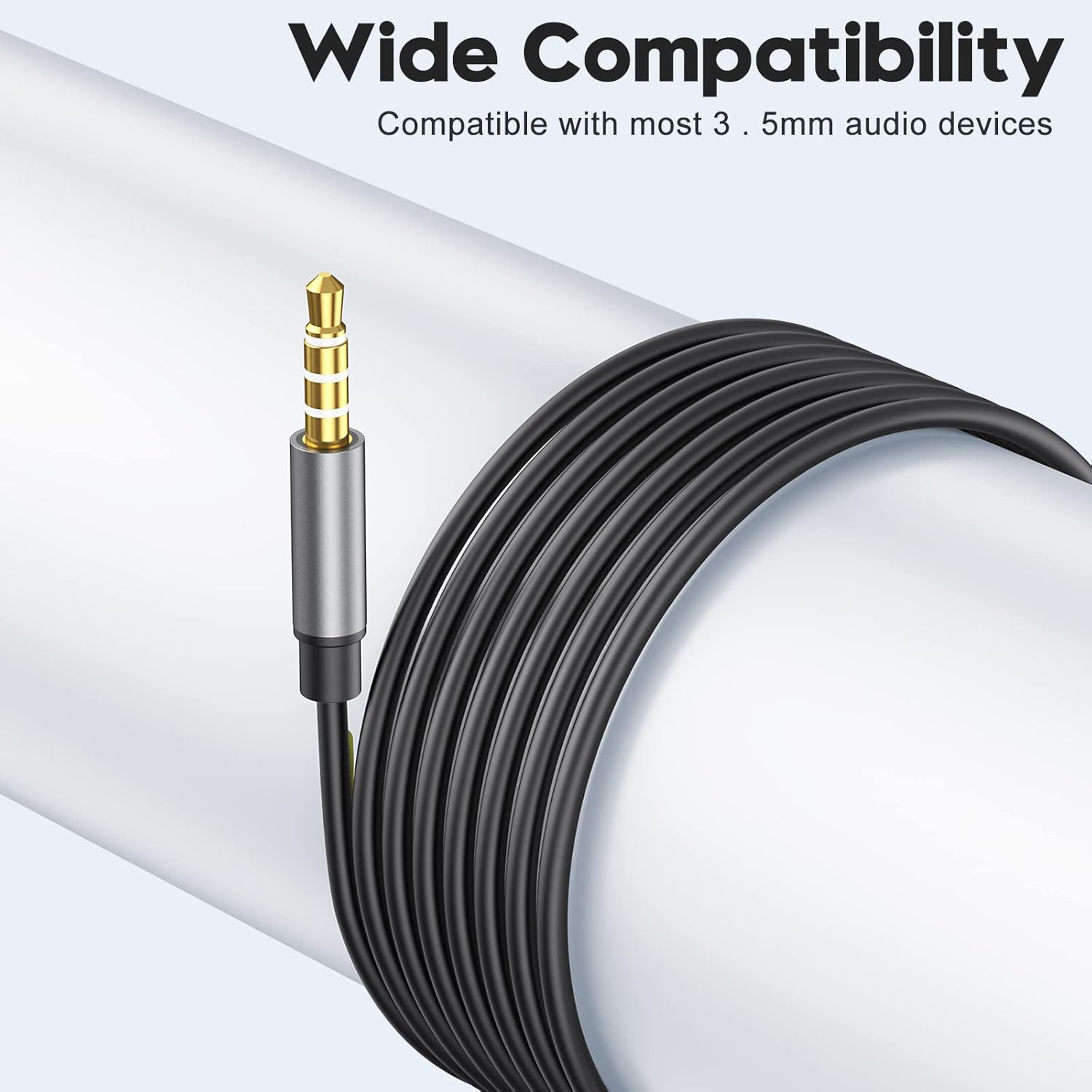 Headphones Wired, In-Ear Wired Earphones Earbuds, Half in Ear Headphones 3.5Mm Jack, Wired Headphones with Microphone and Volume Control for Iphone, Samsung, Android, Ipad,Mp3,Most 3.5Mm Audio Devices - Black image number 6