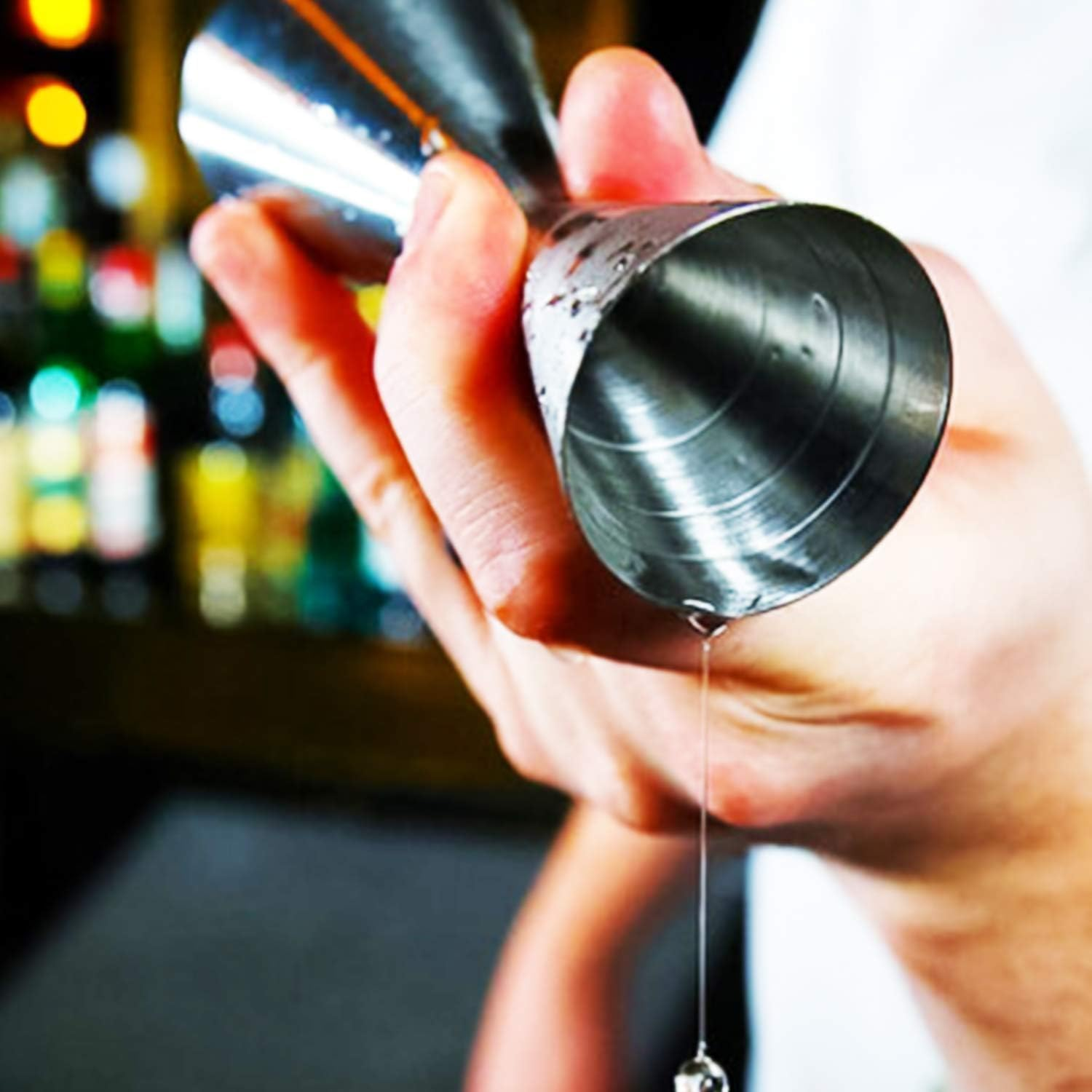 Stainless Steel Double Jiggers, Cocktail Shaker 1Oz / 2Oz Internal Etching Degree, Japanese Style Jigger Liquor Measuring Tools for Cocktails image number 6