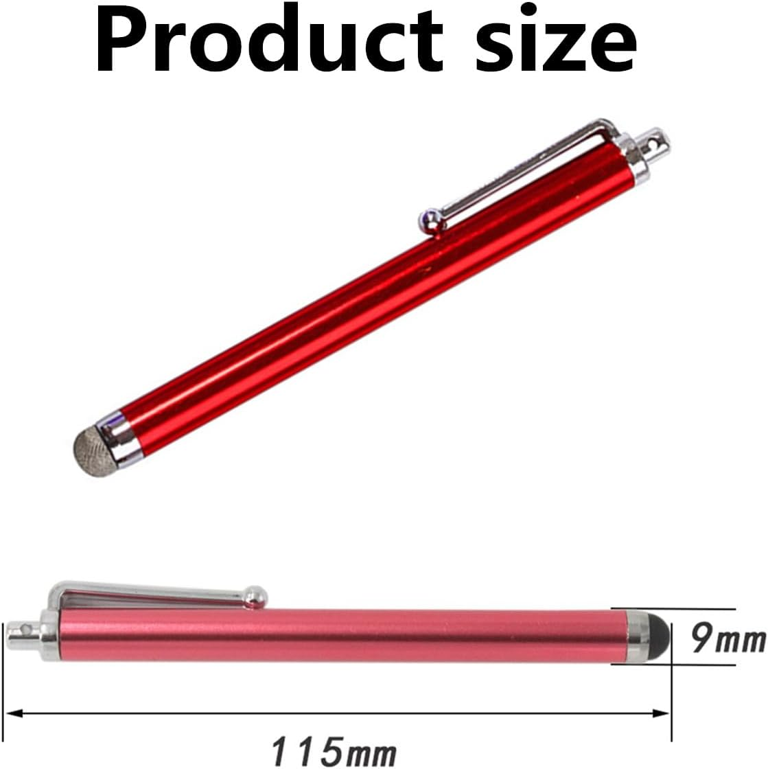 Stylus Pens for Touch Screens, 10 Pack Stylus Pen for Ipad Iphone Android Chromebook Tablets and More Capacitive Touchscreen Devices High Sensitivity & Precision No Scratches Rubber Tips Stylist image number 3