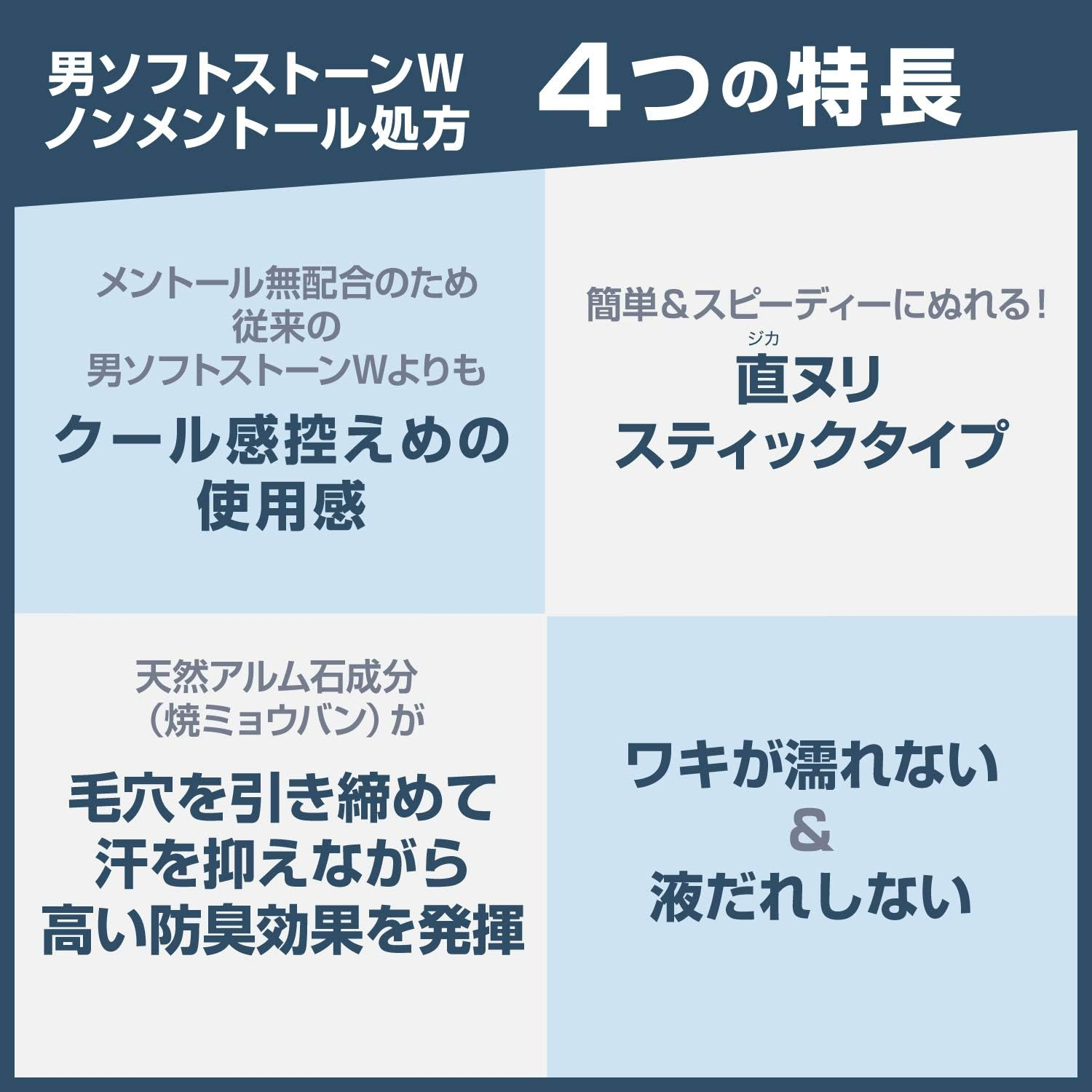 Deonatulle Mens Armpit Medicated Soft Stone W - 20G - No Menthol