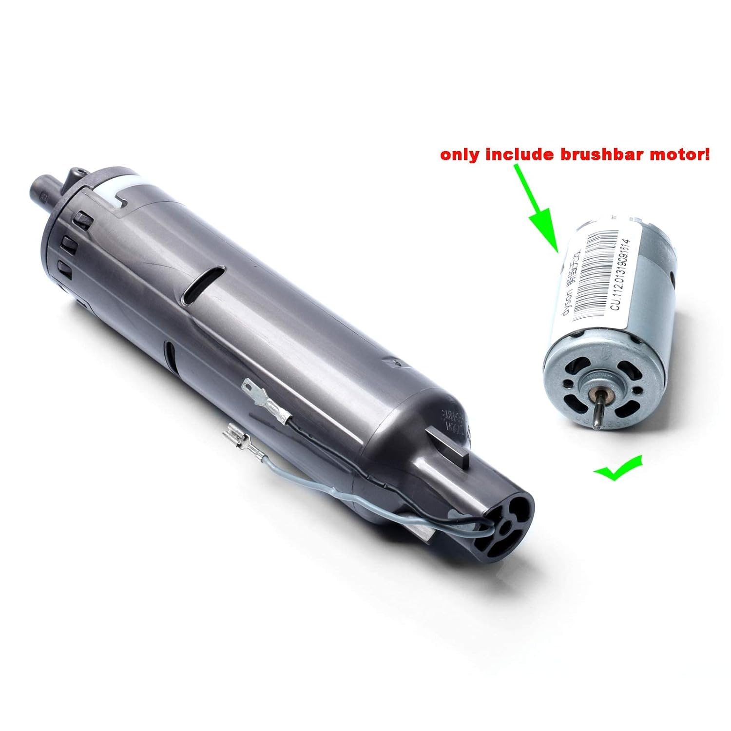 HUAYUWA Soft Roller Head Brushbar Motor 1030986 1030855 Fits for Dyson V6 V7 V8 V10 Vacuum Cleaner Soft Velvet Roller Accessories image number 6