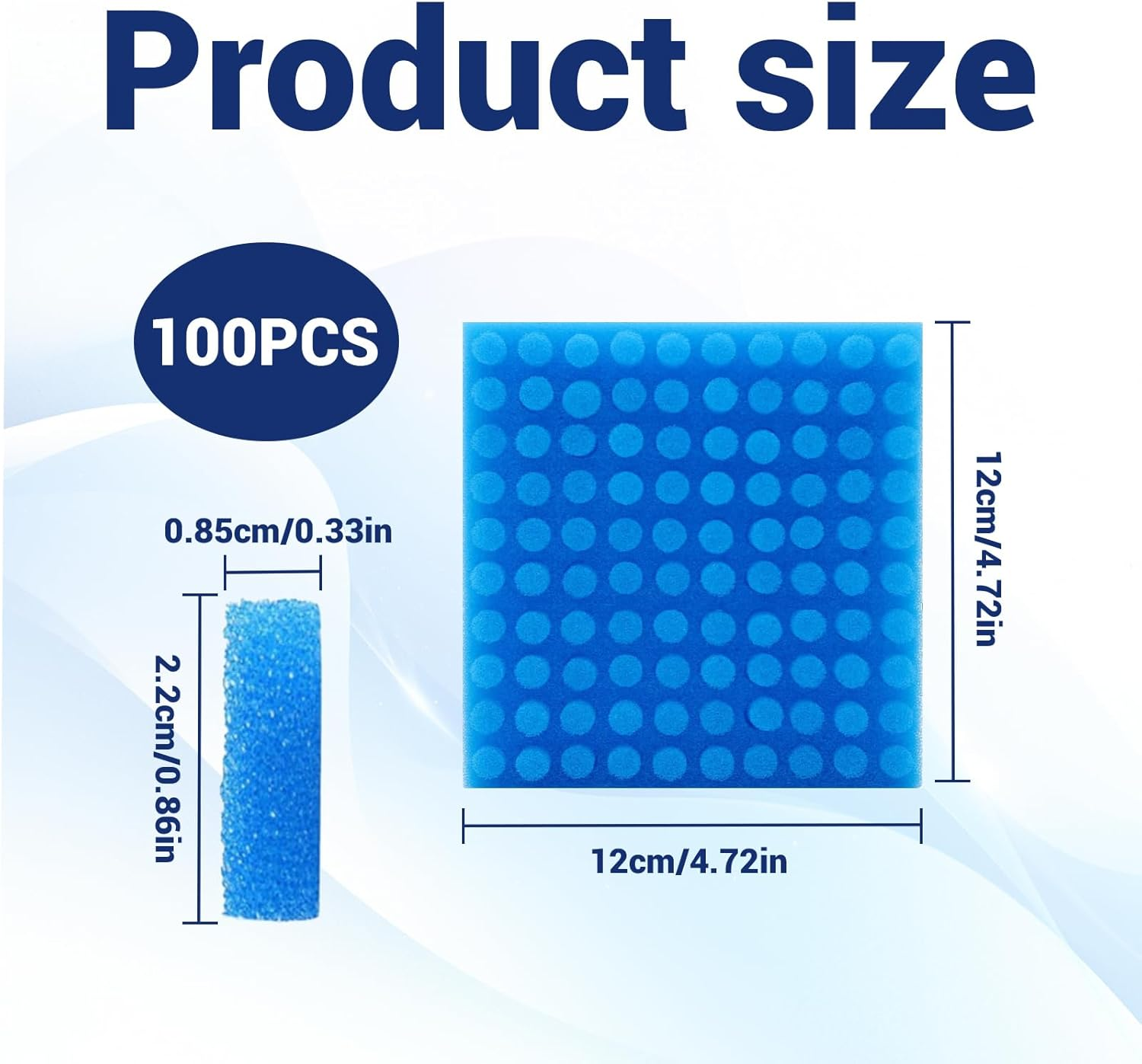 Baby Nasal Aspirator Hygiene Filters, 100Pcs Baby Snot Sucker Filters, Baby Nose Sucker Filters Safe Environmental, Replacement for Nosefrida Nasal Aspirator, BPA, Phthalate & Latex-Free image number 4