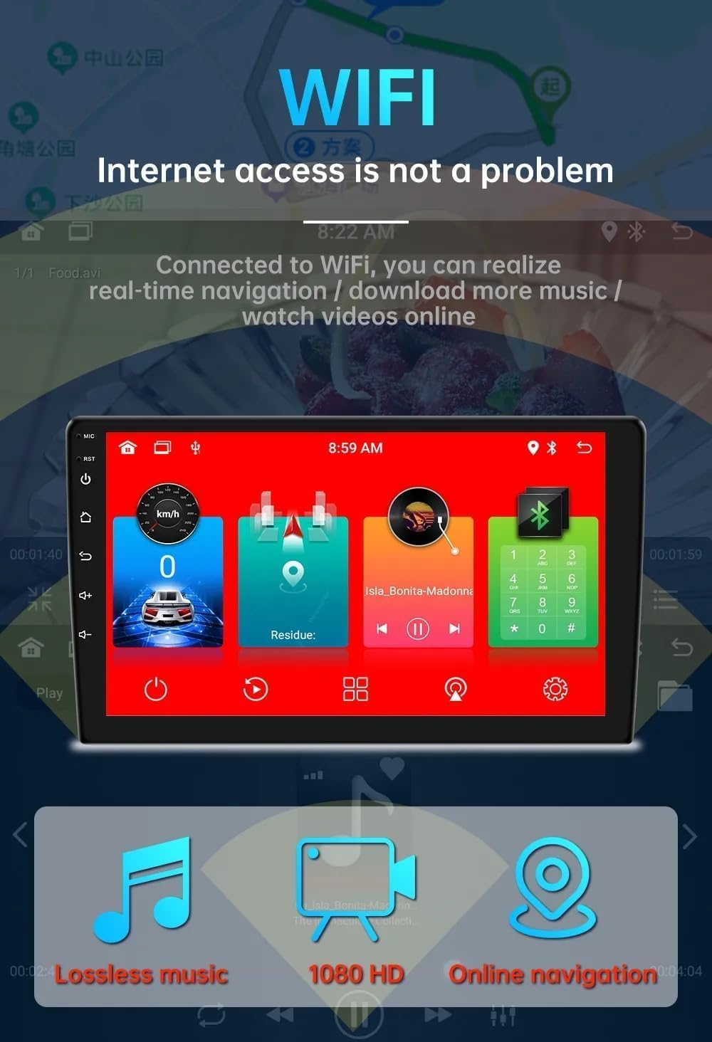 Rolax Android 12 9" Car Radio Player Multimedia Audio Stereo Carplay Headunit Compatible with Mazda CX5 CX-5 2012-2015 GPS Navigation Video Screen Wifi Bluetooth Wireless