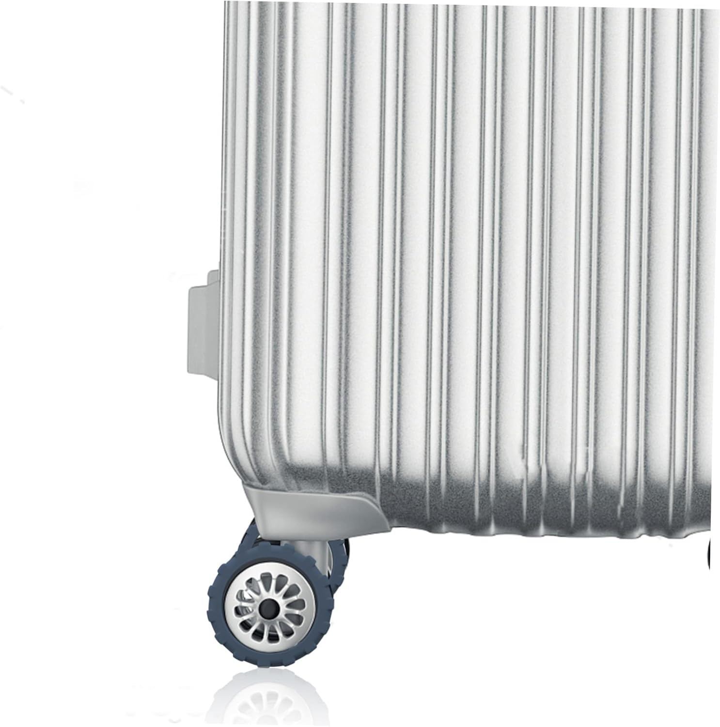 FOMIYES 8Pcs Luggage Caster Protection Covers Wheel Silicone Luggage Wheel Slip Protector for Suitcase Travel Case Cover