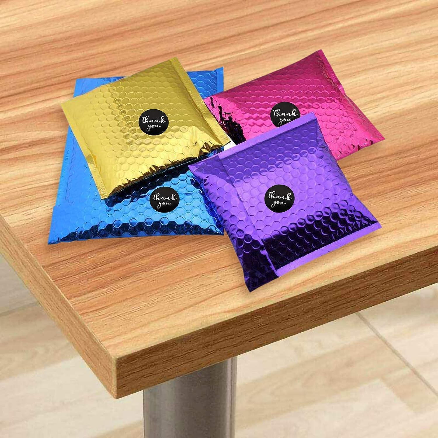 Thank You Stickers Small Business - 1.5&rdquo; round Labels &ndash;Stickers Roll with Gold Font Thank You - Waterproof Packaging for Business Boutiques Retailers for Crafters & Online Sales &ndash; 500 Label Roll image number 6