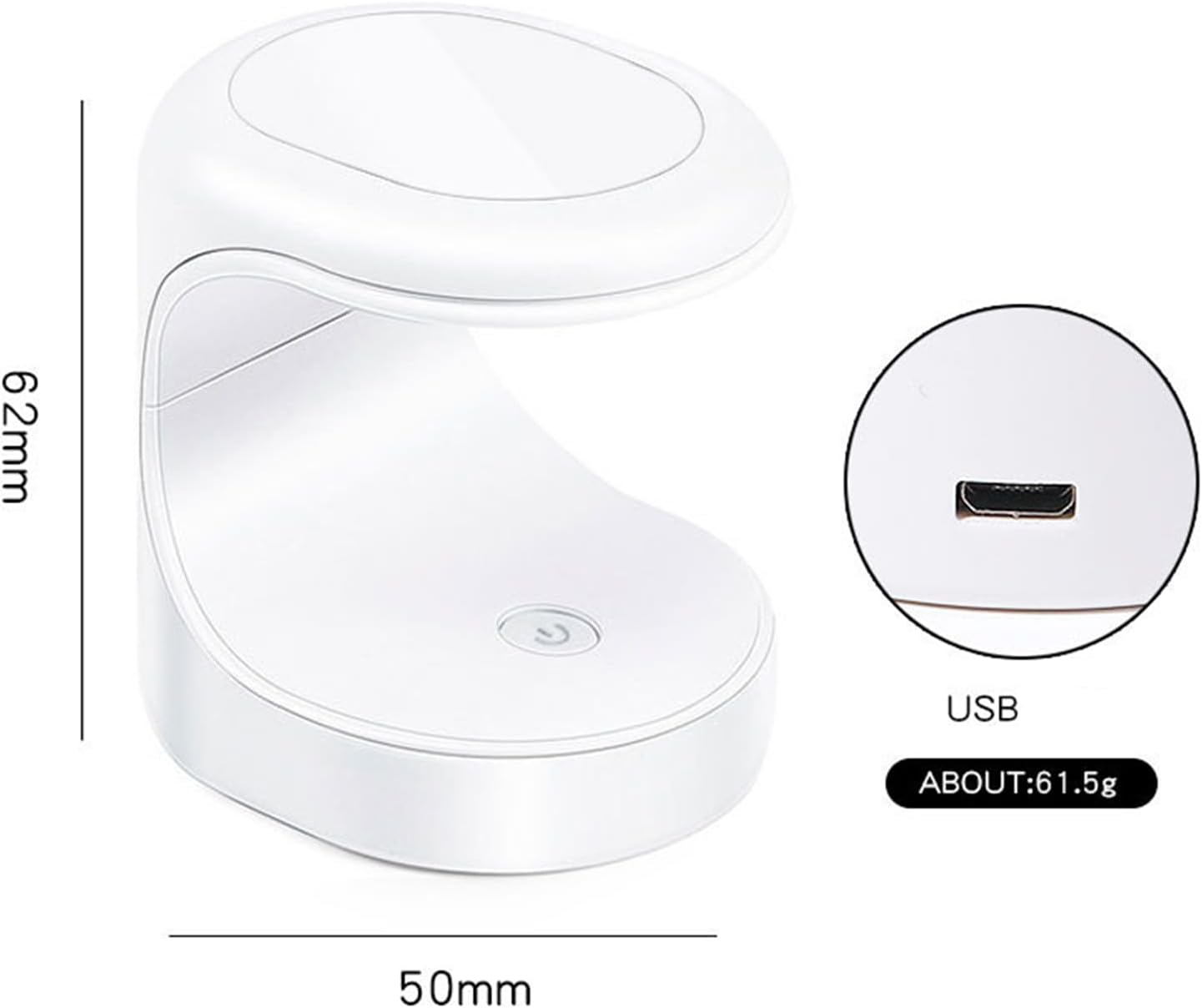 Mini UV Light for Nails Portable UV Nail Lamp 16W Gel Nail Professional UV Light Innovative Nail Drying Machine Small UV Nail Lamp Compact image number 4