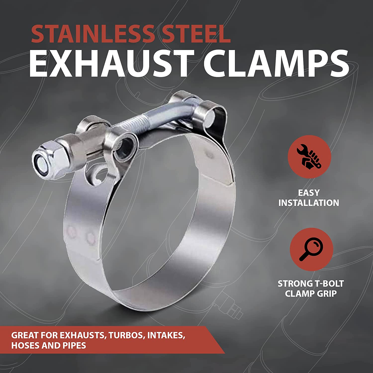 Radiant Cycles Shorty GP Muffler Tip Universal Fits Any 43Mm OD Pipe and 2017-2024 Honda REBEL CMX 500 BLACK Baffle