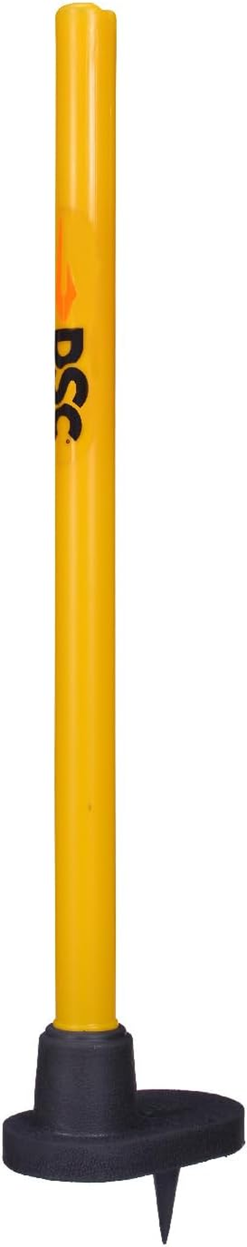 DSC Target Cricket Stump with Rubber Base | Yellow | Material: Plastic Target Stump with Rubber Base | for Cricket image number 1