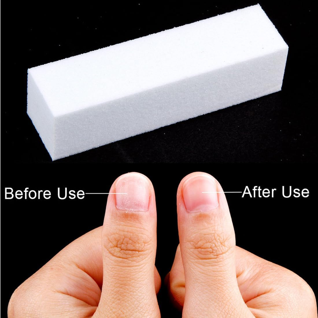 UEAVOID Pack of 7 Buffer Sanding Blocks Polishing Blocks with 4 Filing and Polishing Surfaces for Manicure, Pedicure and Nail Modeling, Nail Salons, Nail Art at Home (Multi-Colour) image number 4