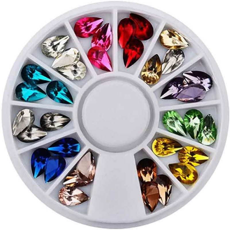 Nail Crystal Nail Crystals Clear Rhinestones Nail Art Rhinestone round Flatback Glass Charms Gems Stones image number 6