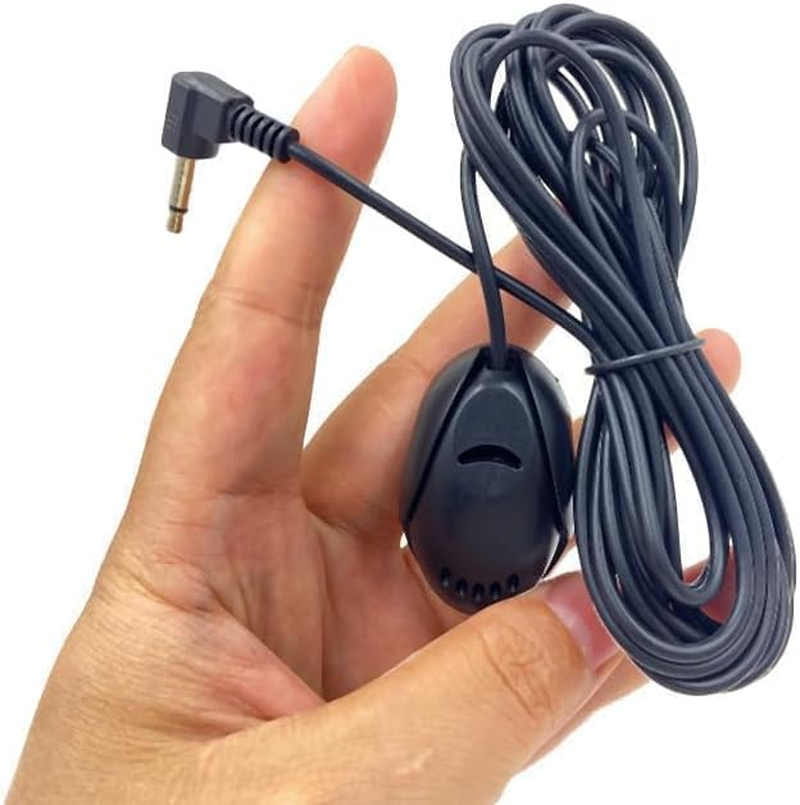 Car Microphone, 3.5 MM External Microphone Mic for PC Phone DVD Car Stereo Radio Navigation image number 2