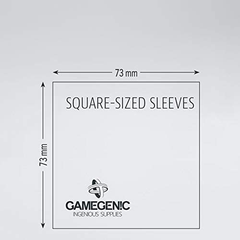Asmodee Gamegenic Square Sized Prime Board Game Sleeves with 50 Sleeves per Pack image number 2