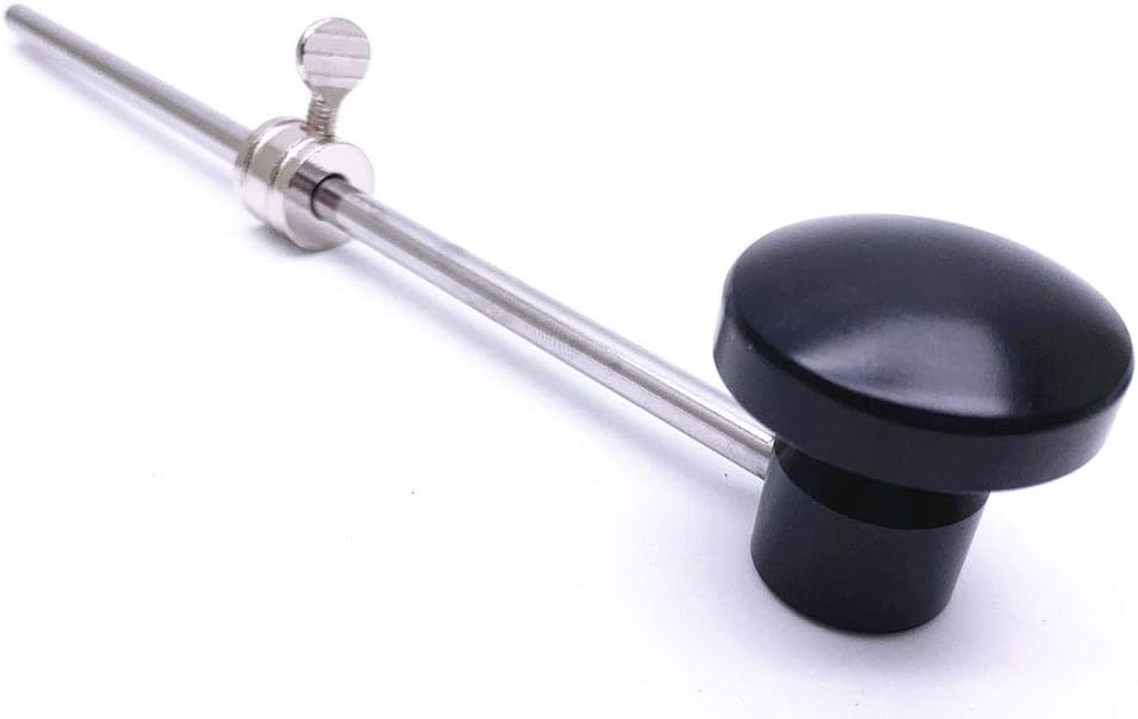 Jiayouy 2 Pieces Bass Drum Pedal Beater Aluminum Alloy Hammer Head Percussion Instrument Accessory Part Black 2 - Black 2 image number 5