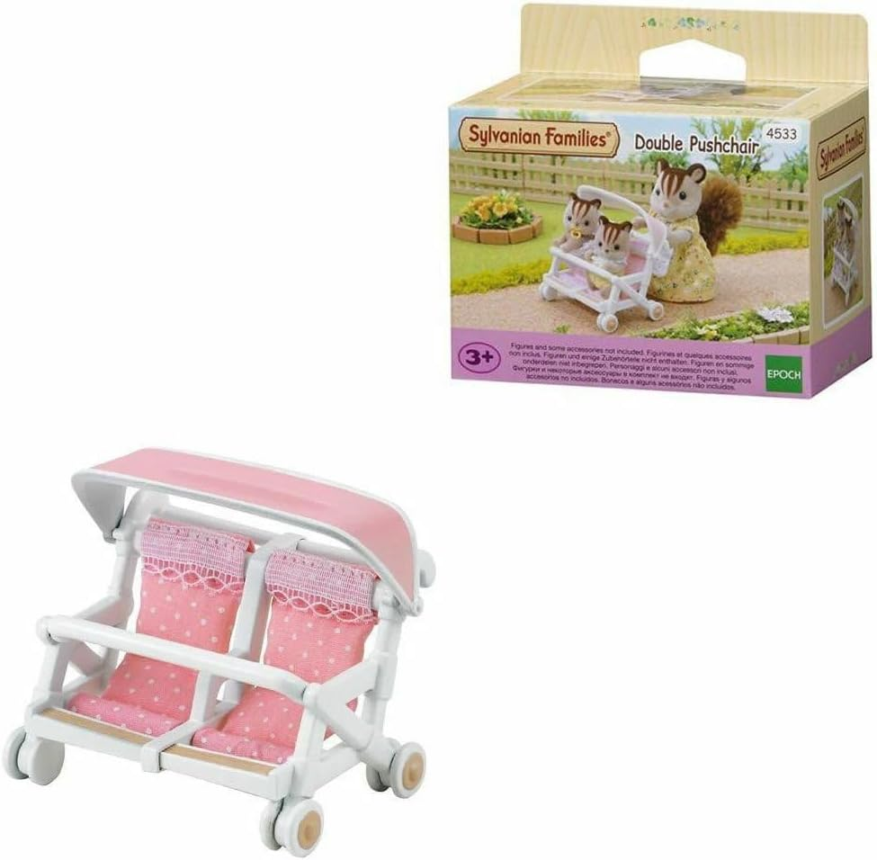 Sylvanian Families - Double Pushchair image number 1