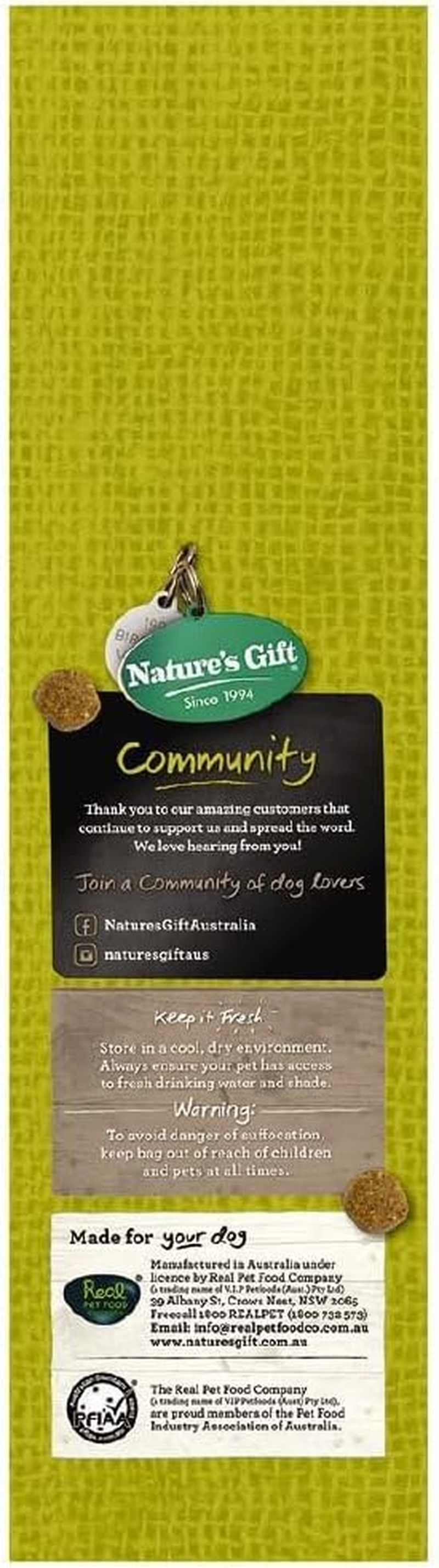 Nature'S Gift Adult Dry Dog Food, Chicken 2.5Kg - 100% Complete & Balanced Nutrition, Supports Digestion, Immunity & Skin Health image number 3