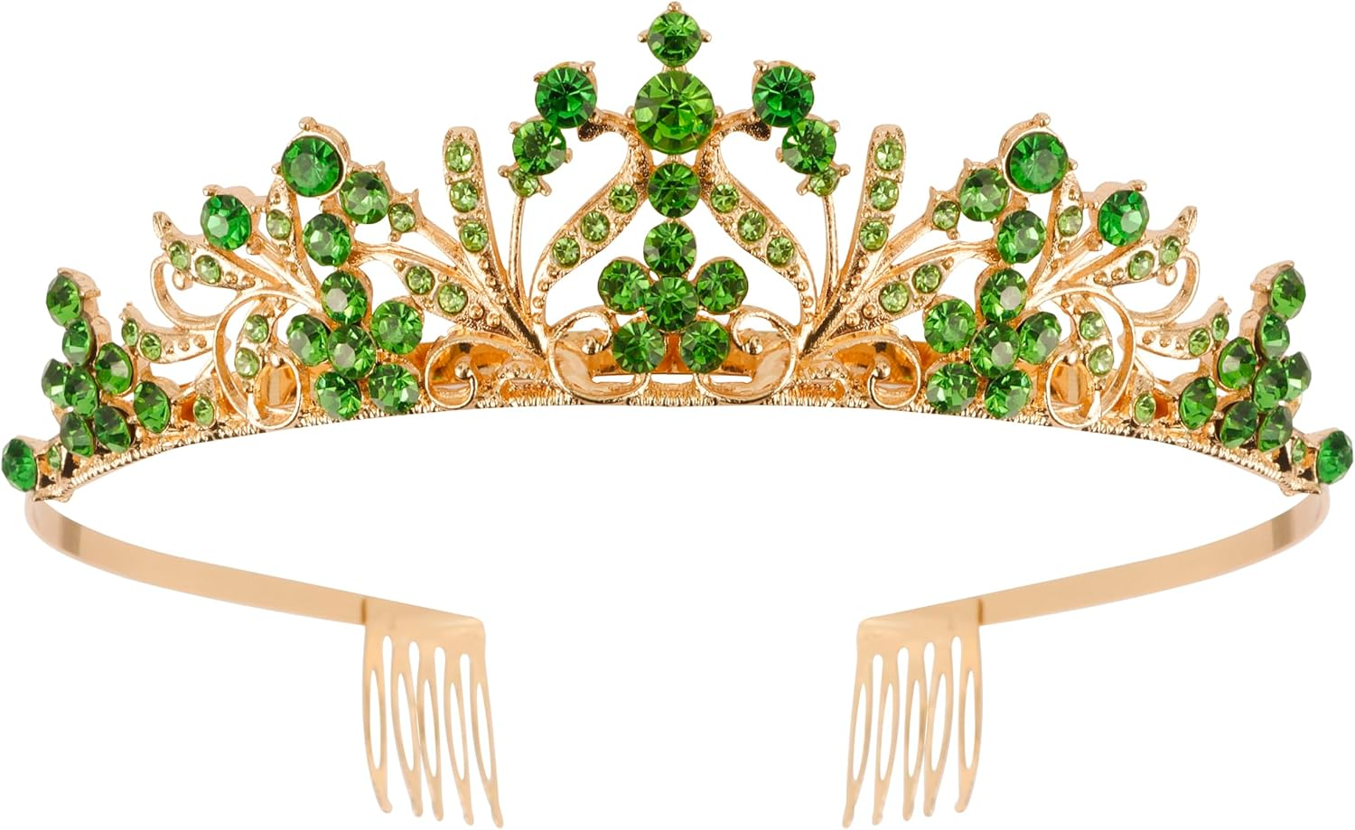 Vovii Tiaras for Girls Princess Crown Headband Birthday Queen Colorful Rhinestone Shiny Multicolor Tiara for Women Princess Decoration