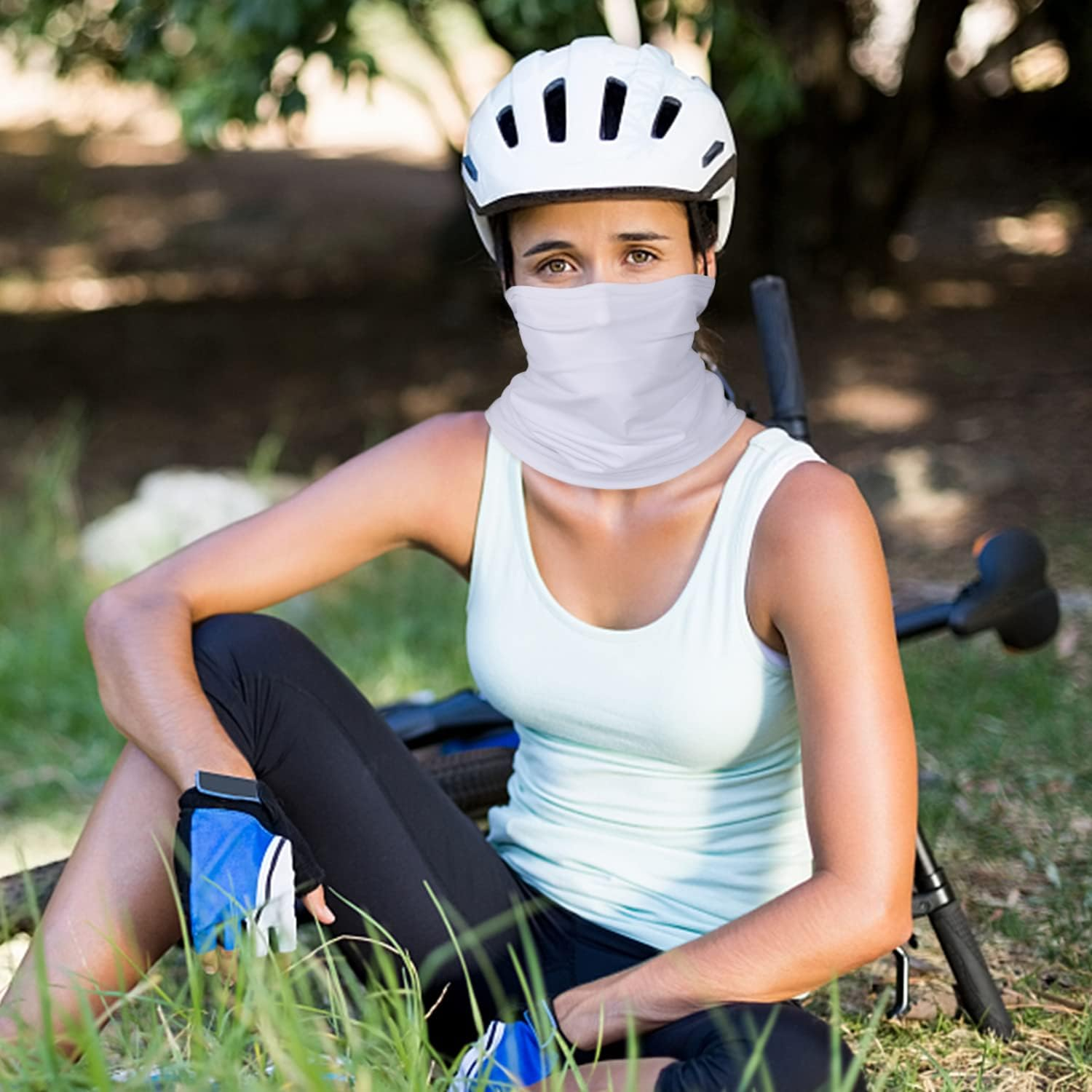 Leonids 2 PACK Protection Neck Gaiter for Men Women, Multifunctional Face Cover Bandana Uv/Dust Protection Windproof Ski Mask Face Cover image number 4