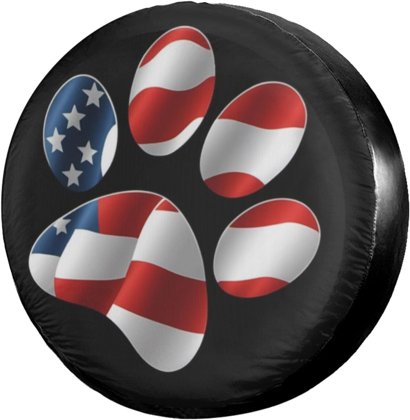 Funny Llama Spare Tire Cover Dust-Proof Wheel Tire Cover Fit Trailer, RV, SUV and Many Vehicle 17 Inch