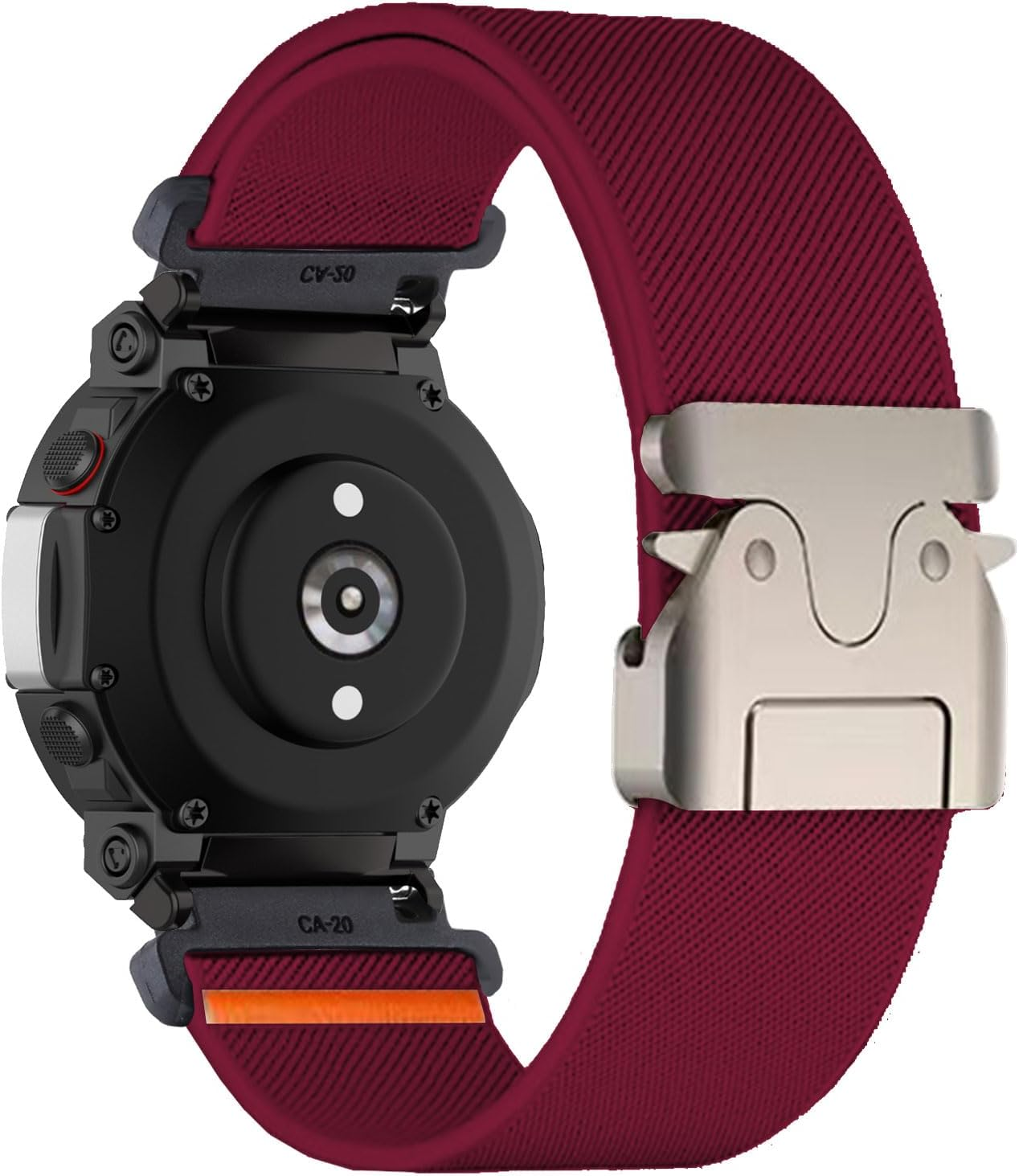 KUWAI Sports Bracelet Compatible with Amazfit T-Rex 3 Bracelet, Elastic Nylon Watch Strap, Durable Stainless Steel Metal Buckle, Soft Replacement Strap for Amazfit T-Rex 3 Bracelets for Men Women (4) image number 5