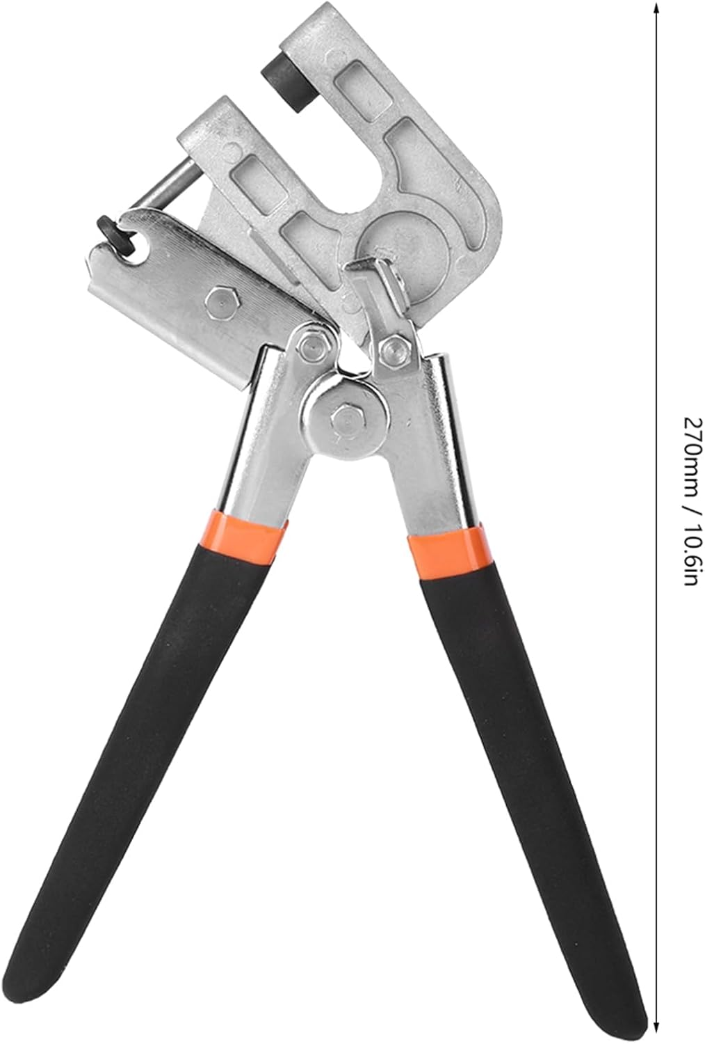 Steel Stud Crimper, Hand Keel Metal Punch Lock Drywall Hand Tool, High Strength & Effort, Light Steel Keel Fixed Punching Pliers Convenient image number 2