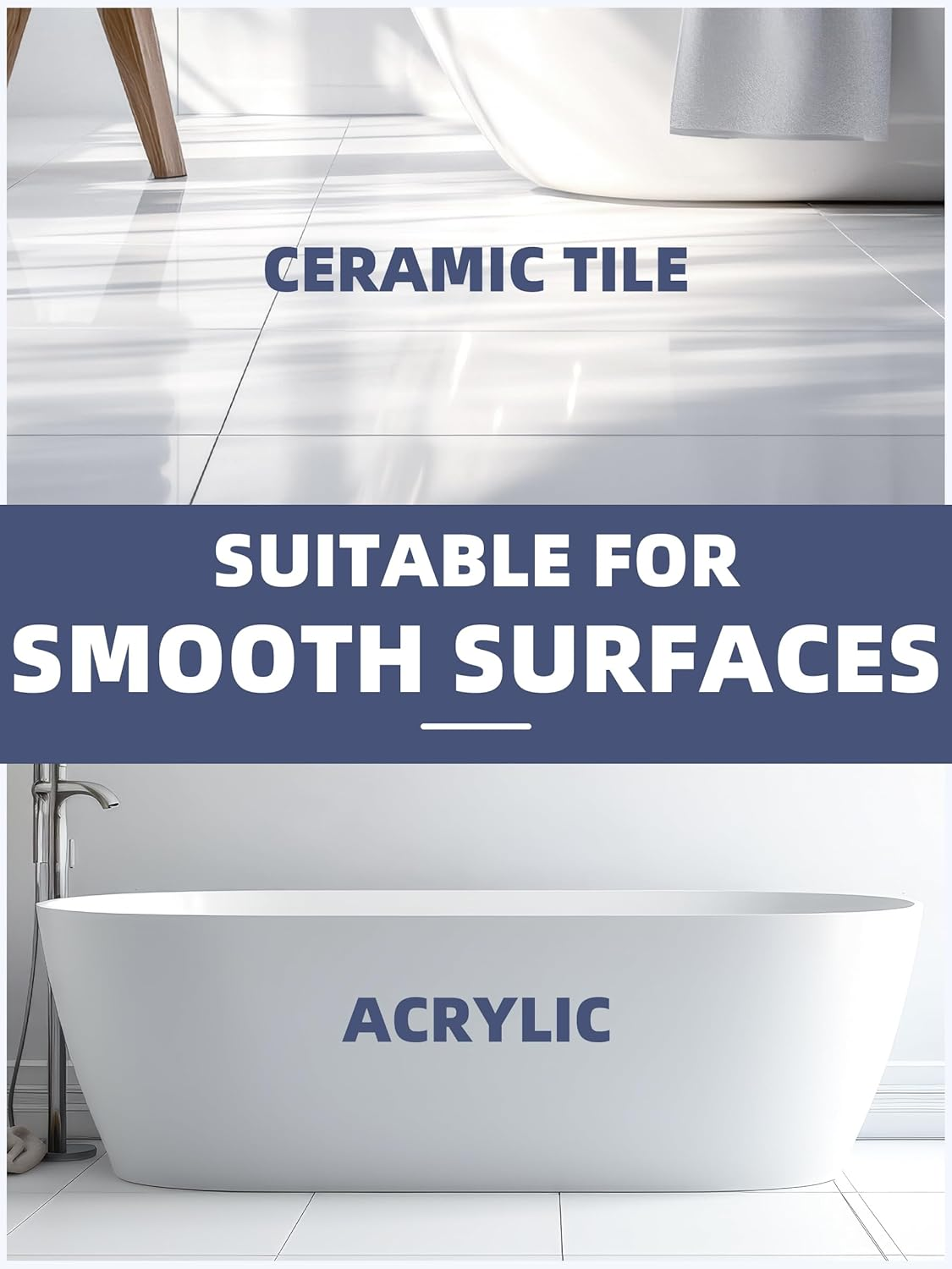 Patented anti Slip Shower Stickers 24 PCS Safety Bathtub Strips Adhesive Decals with Premium Scraper for Bath Tub Shower Stairs