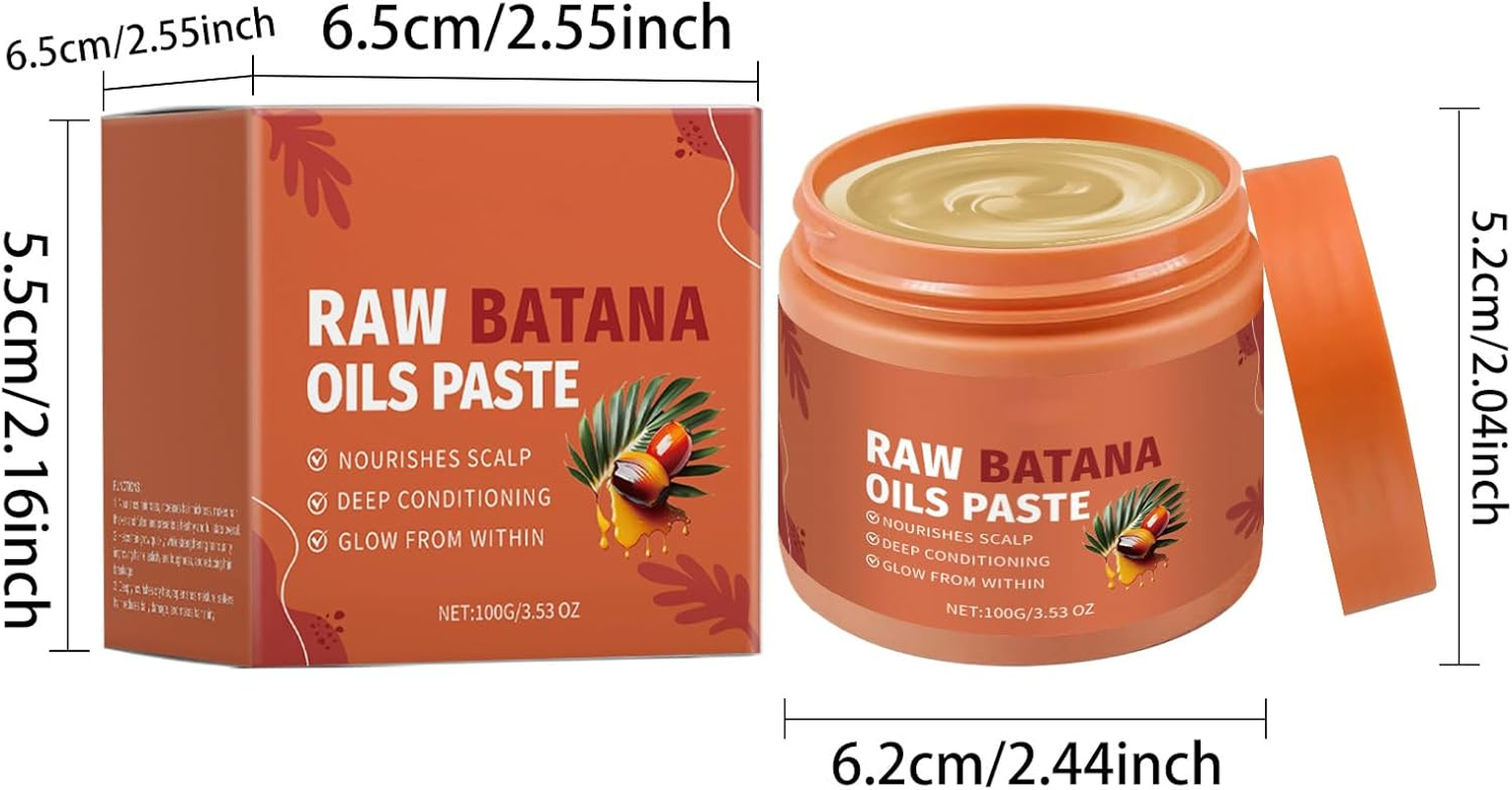 Raw Batana Oil Paste for Hair &ndash; 2025 New Raw Batana Oil Paste for Thicker, Stronger, Healthier Shine, Prevents Hair Loss, Repair Split Ends & Nourishes Hair Roots for Men & Women (1) image number 4