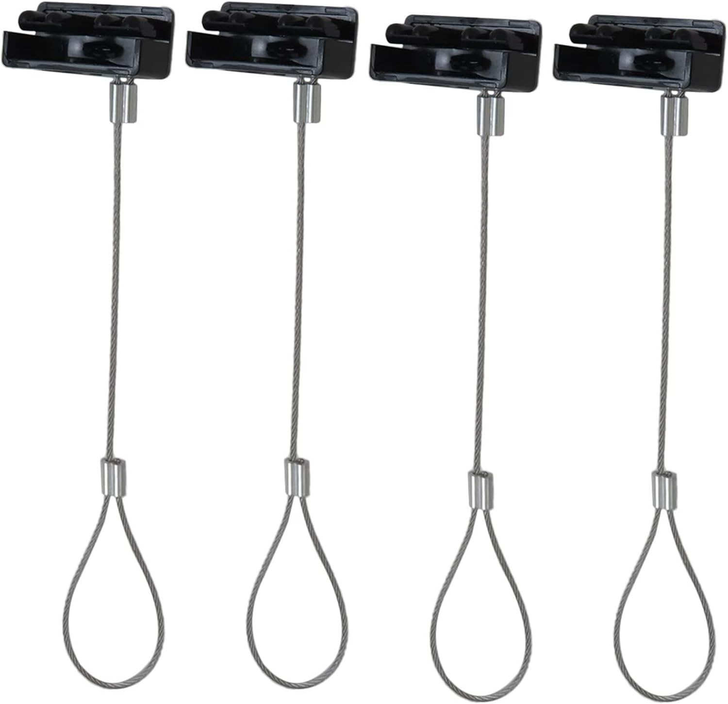 Lingsee 4Pcs Dust Cap for Anderson Plug Cover Style Connectors 50AMP Ba-Ttery Caravan - Black image number 3