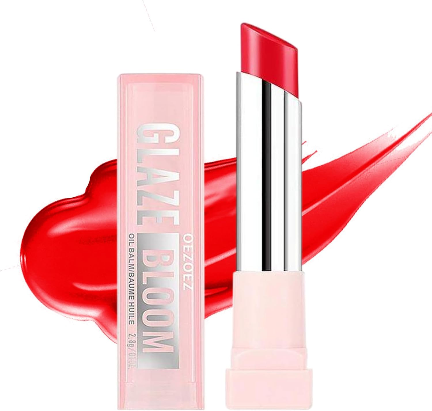 Glossy Lip Gloss - Plumping Moisturizing Lip Glaze, Long-Lasting Waterproof Lip Tint with Mirror Shine Finish, 10 Shades Available, 6Ml