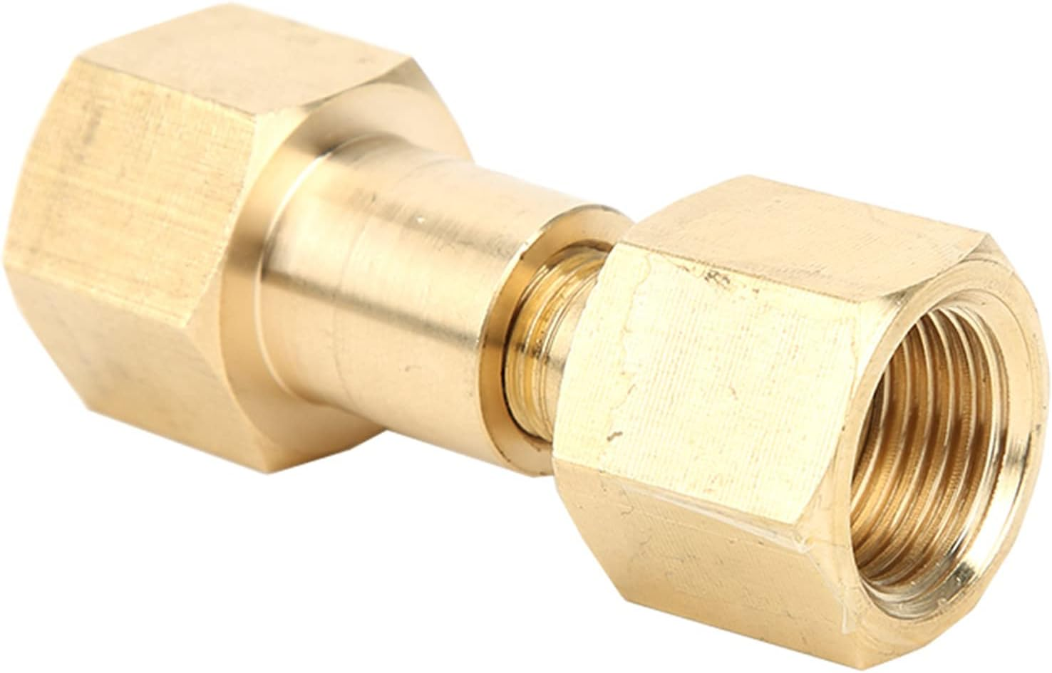 Viagasafamido CGA-320 to CGA-580 Adapter, Brass Co2 to Argon Regulator Nylon Washer Tight Connection for Welding image number 6