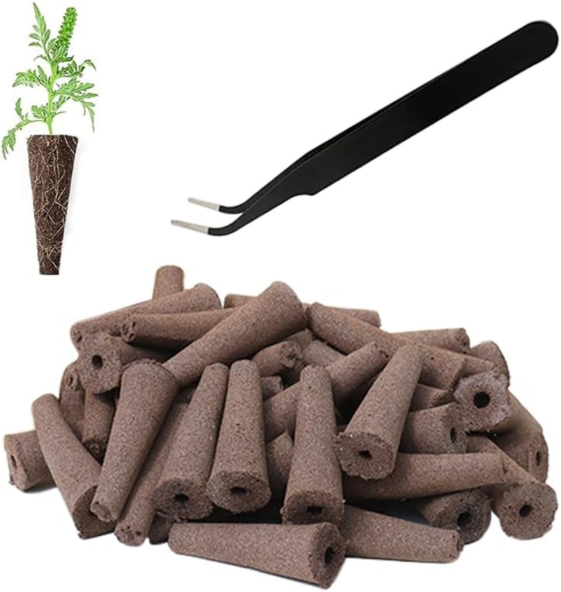 Hydroponic Garden Sponges, 50-Pack with Tweezer, Seed Pod Replacements for Aero-Garden image number 6