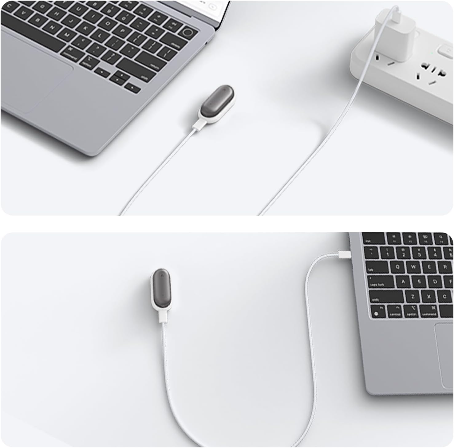 Plaud Notepin Charging Dock, Magnetic Charger Cradle with Non-Slip Base & USB-C Braided Cable, Fast 2-Hour Charging Replacement Accessory for Notepin AI Voice Recorder image number 3