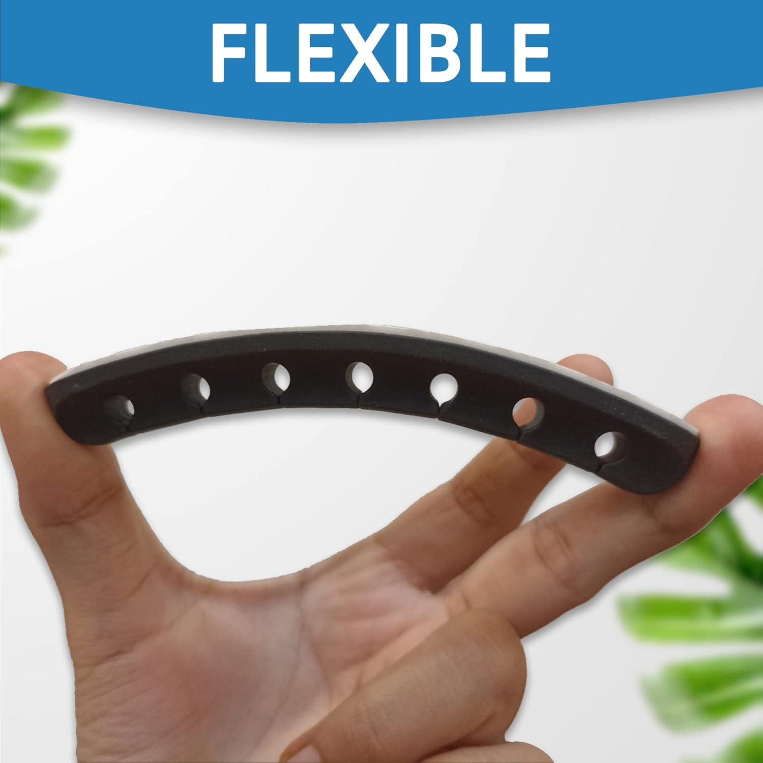 Nexttrenddot Cable Holder Clips, 3-Pack Cable Management Cord Organizer Clips Silicone Self Adhesive for Desktop USB Charging Cable Nightstand Mouse Cable Power Cord Wire PC Office Home image number 4